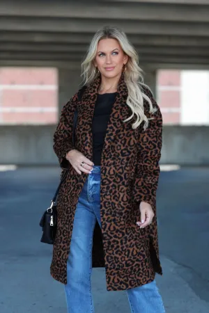 Convertible styles Seamless construction Animal Instinct Leopard Coat