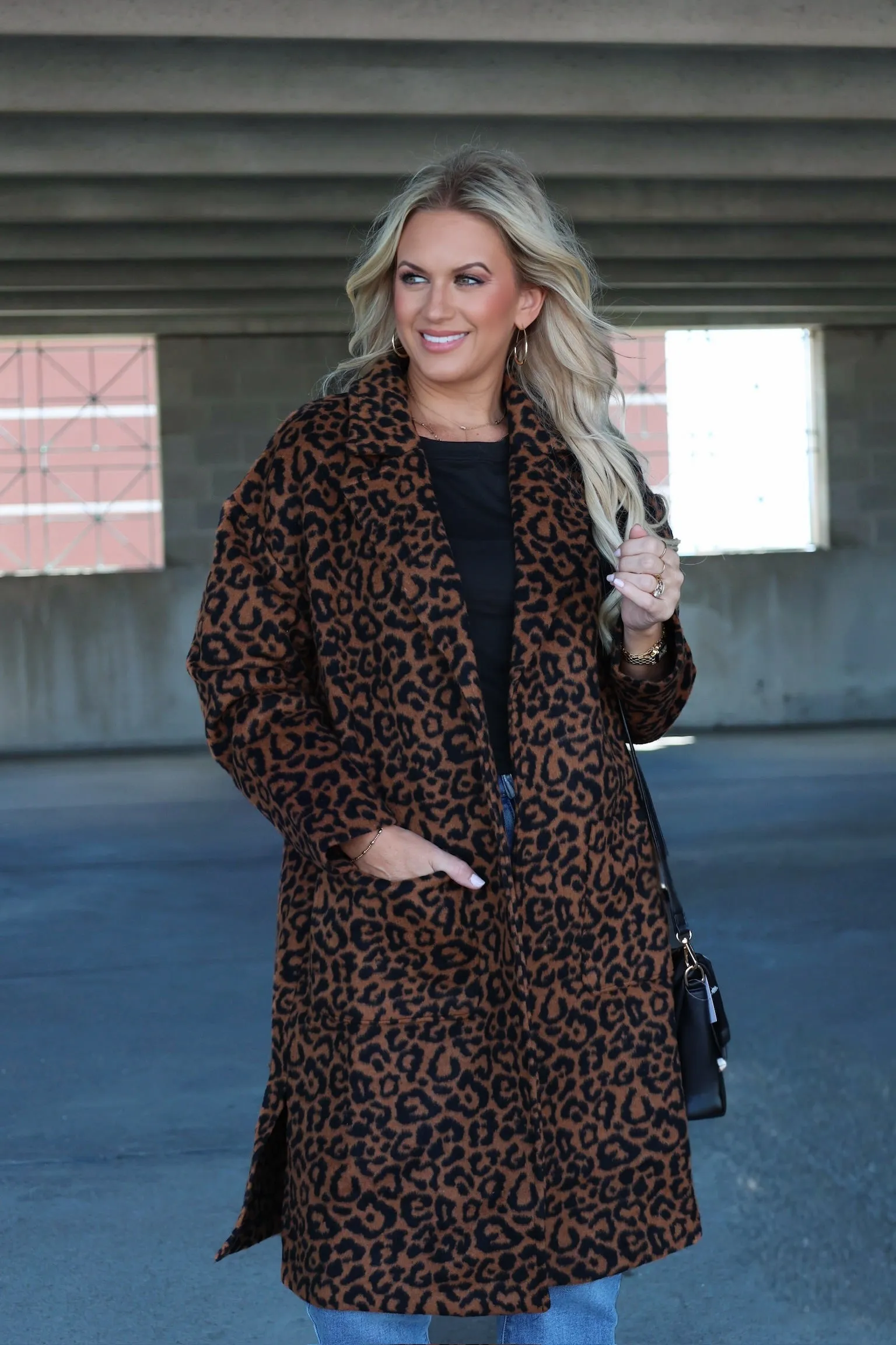 FleeceLined Animal Instinct Leopard Coat