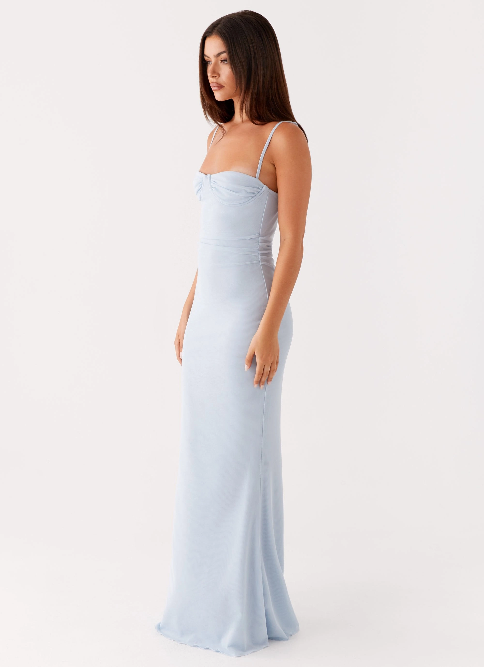 Field Fresh Winter Layering Anna Sophia Maxi Dress - Blue