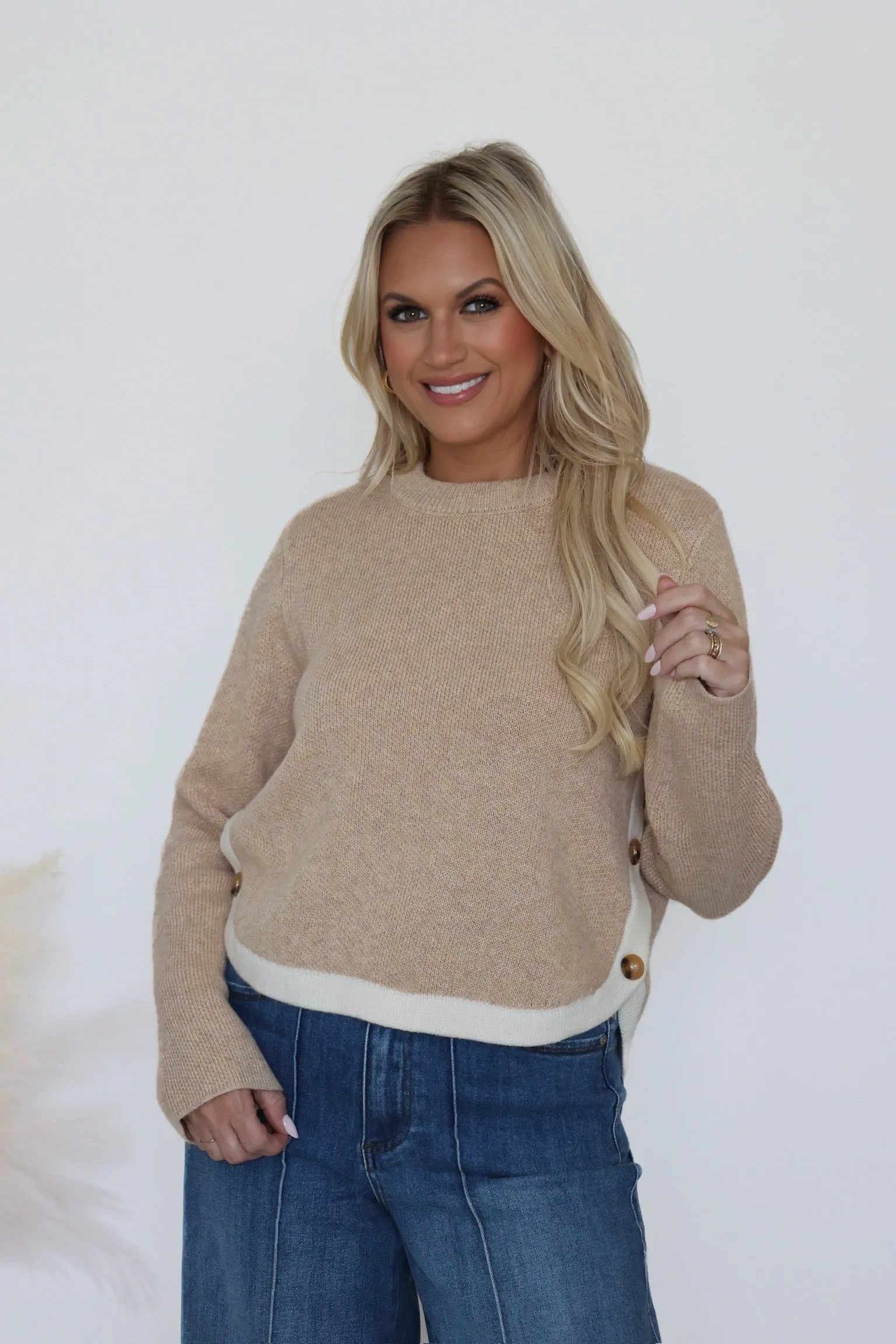 Sustainable Manufacturing Elegant Look Anne Sweater