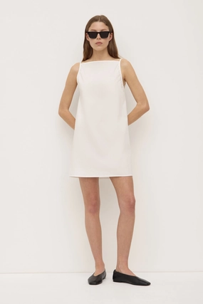 Pure Fabric Shine Moment Annie Poplin Mini Dress
