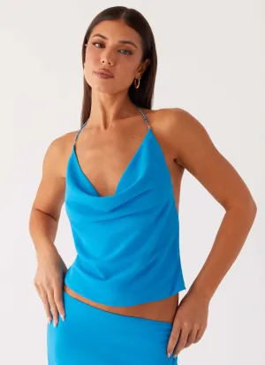 Another Life Halter Top - Turquoise OdorResistant Treatment Stylish Dress