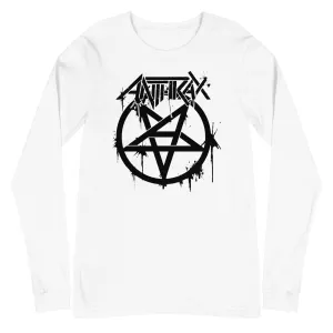 Anthrax - Pentagram Logo Long Sleeve T-Shirt #1009