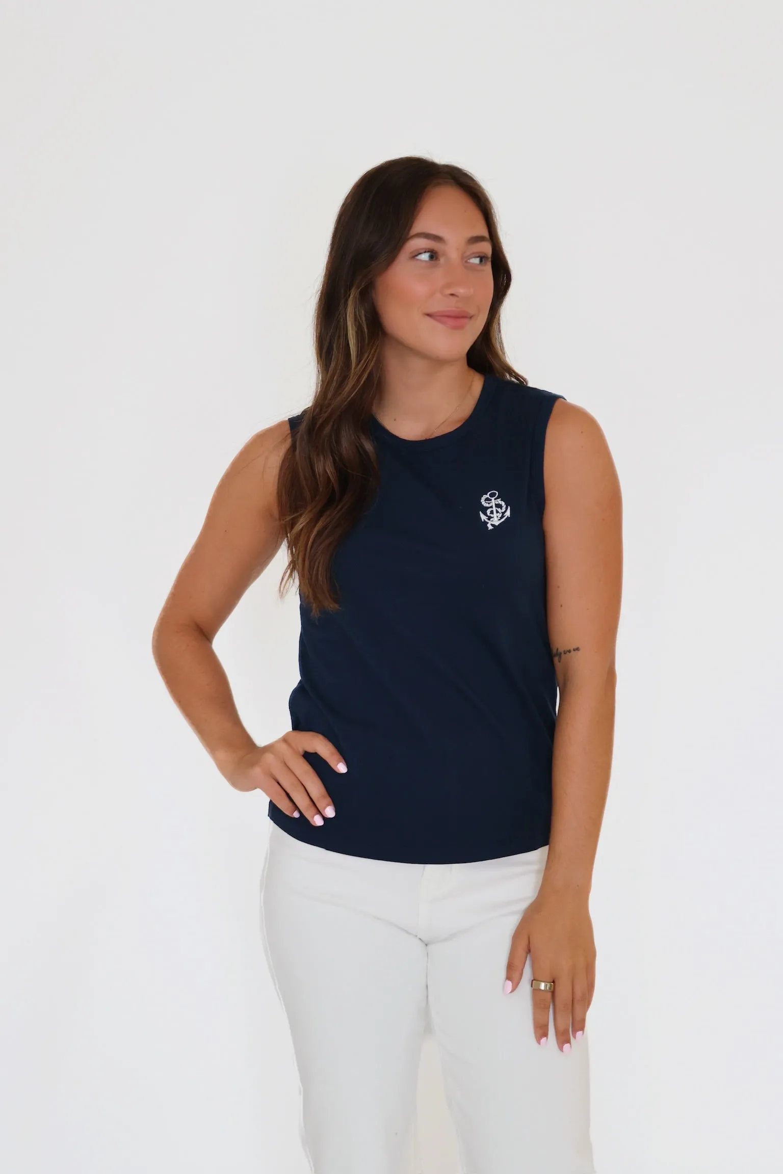 PaddedInsulation Everyday Fashion Anchor Muscle Tank - Eclipse (FINAL SALE)