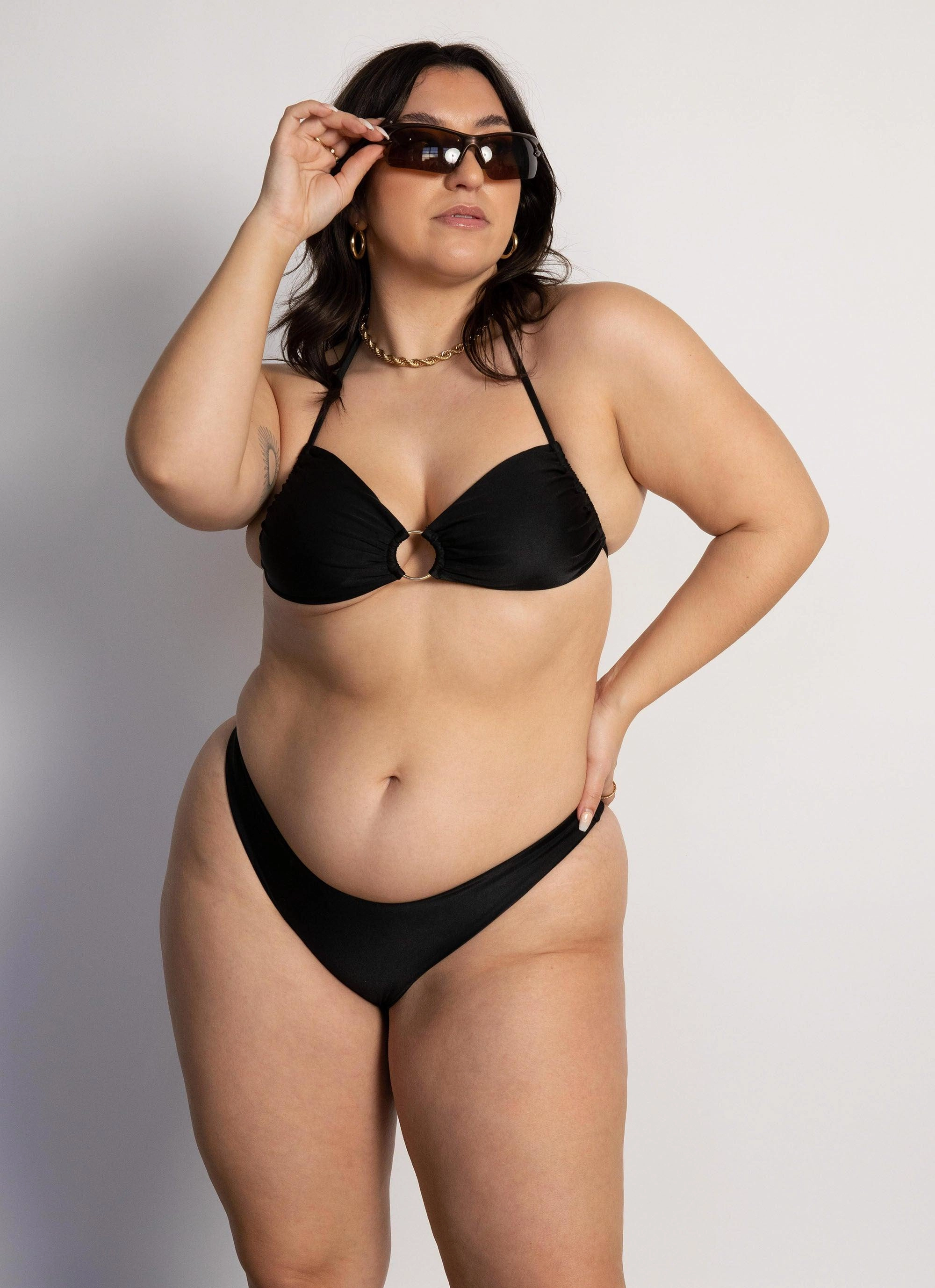 Into the Blue Bottoms - Black Sporty Look