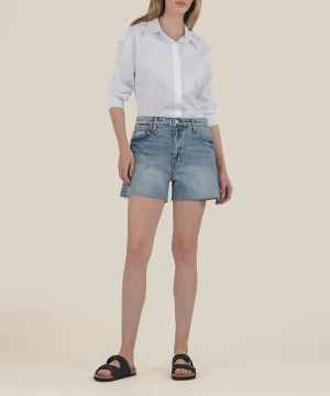 High Durability Thread Fashionable Appeal Taylor High Rise Short - Freedom