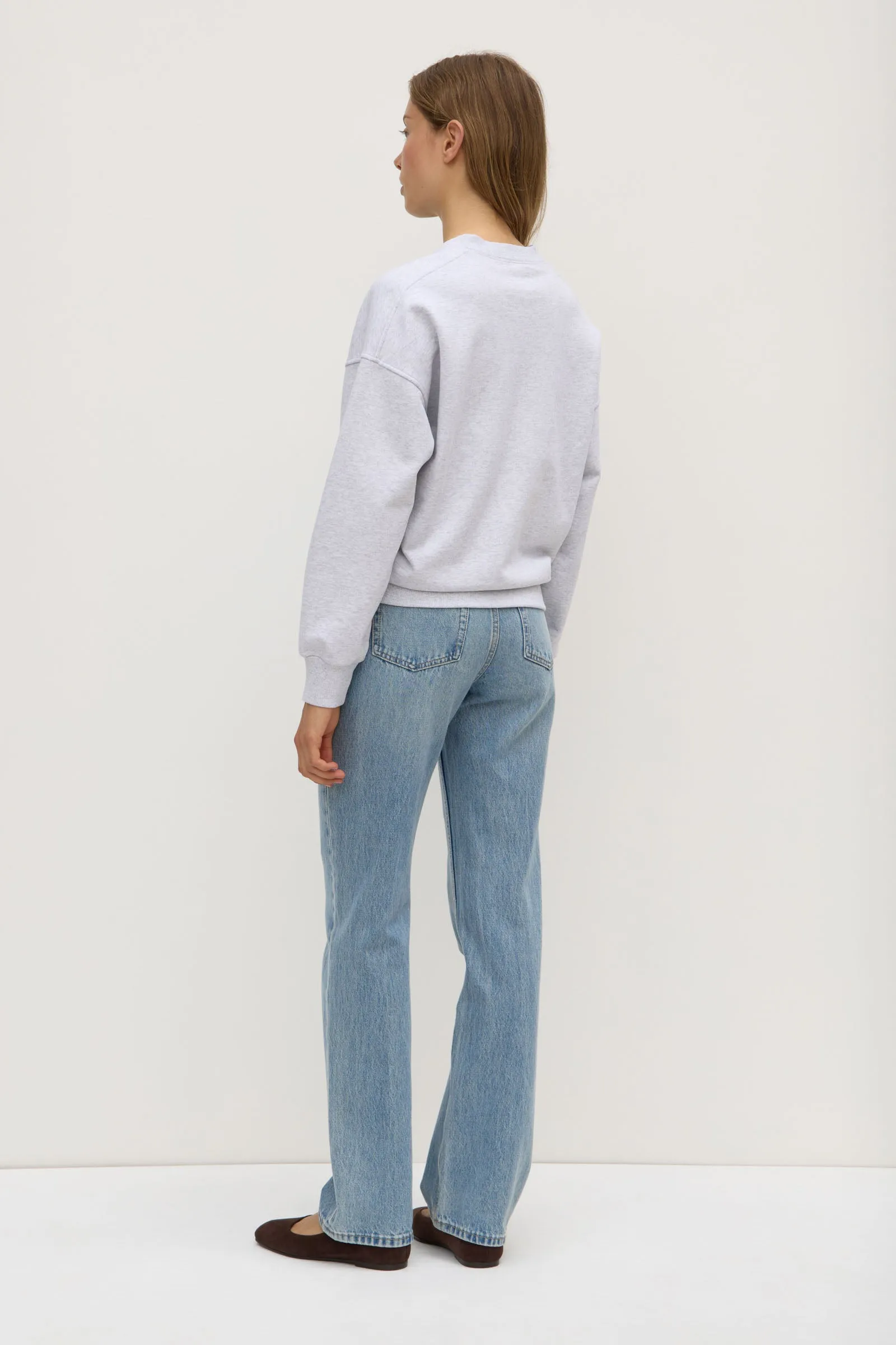 Anya Fleece Crew Basic Sweatshirt Daily Wear