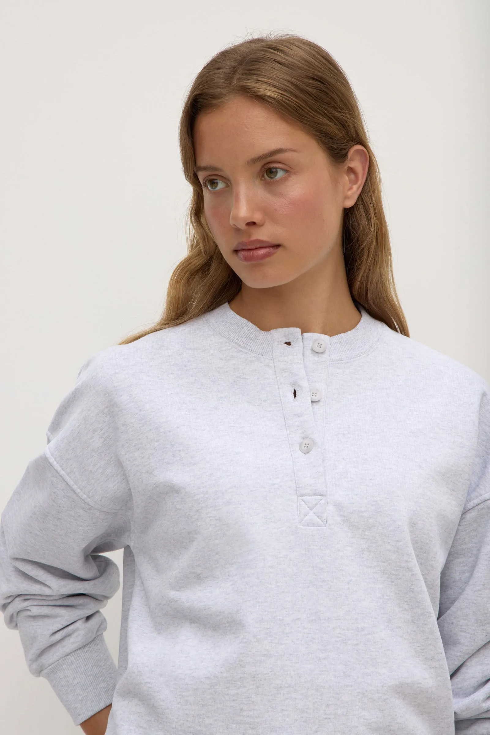 Printed top Ethically Sourced Material Anya Fleece Crew