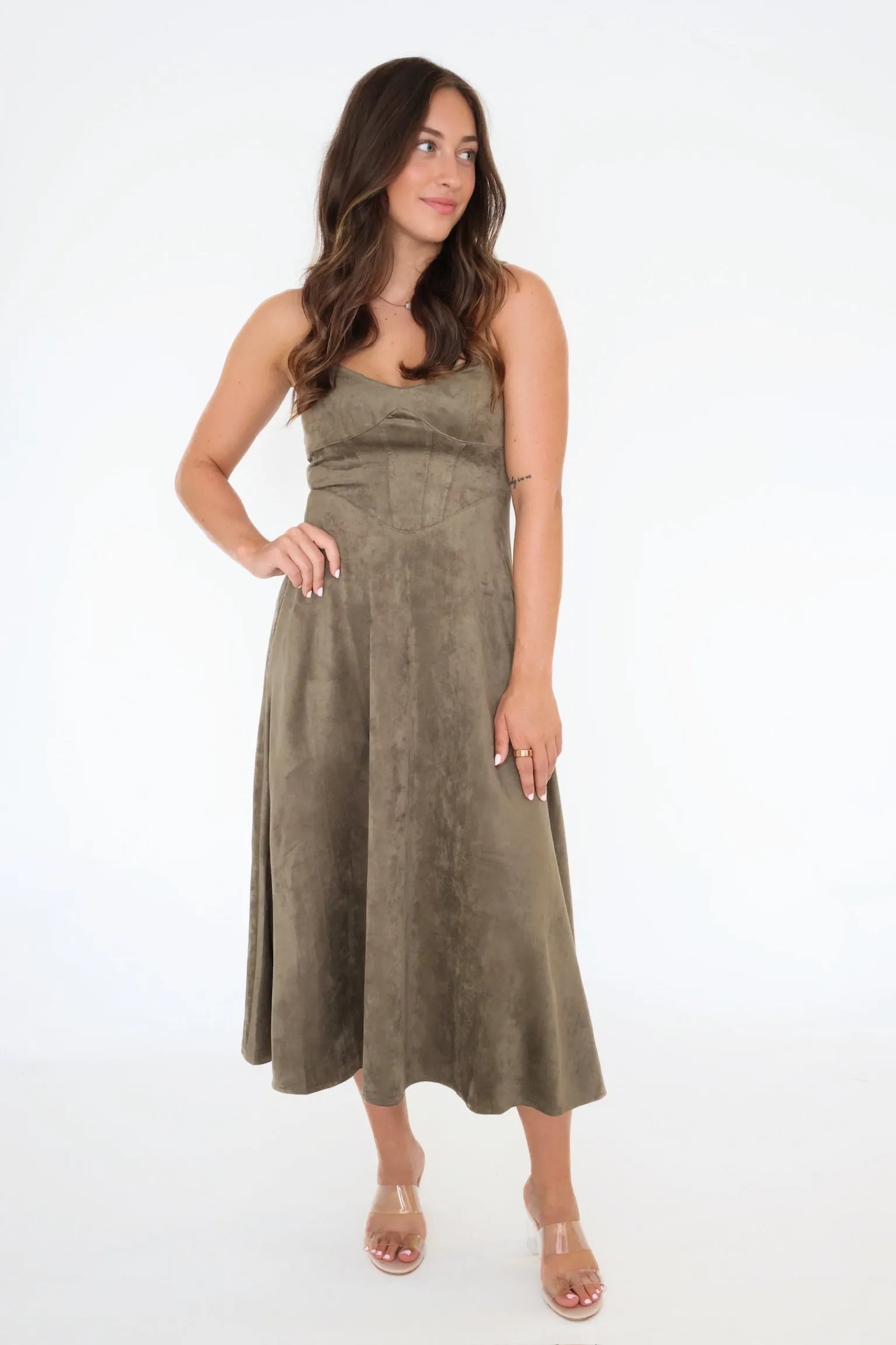 Ruched-Detail Approved Dress