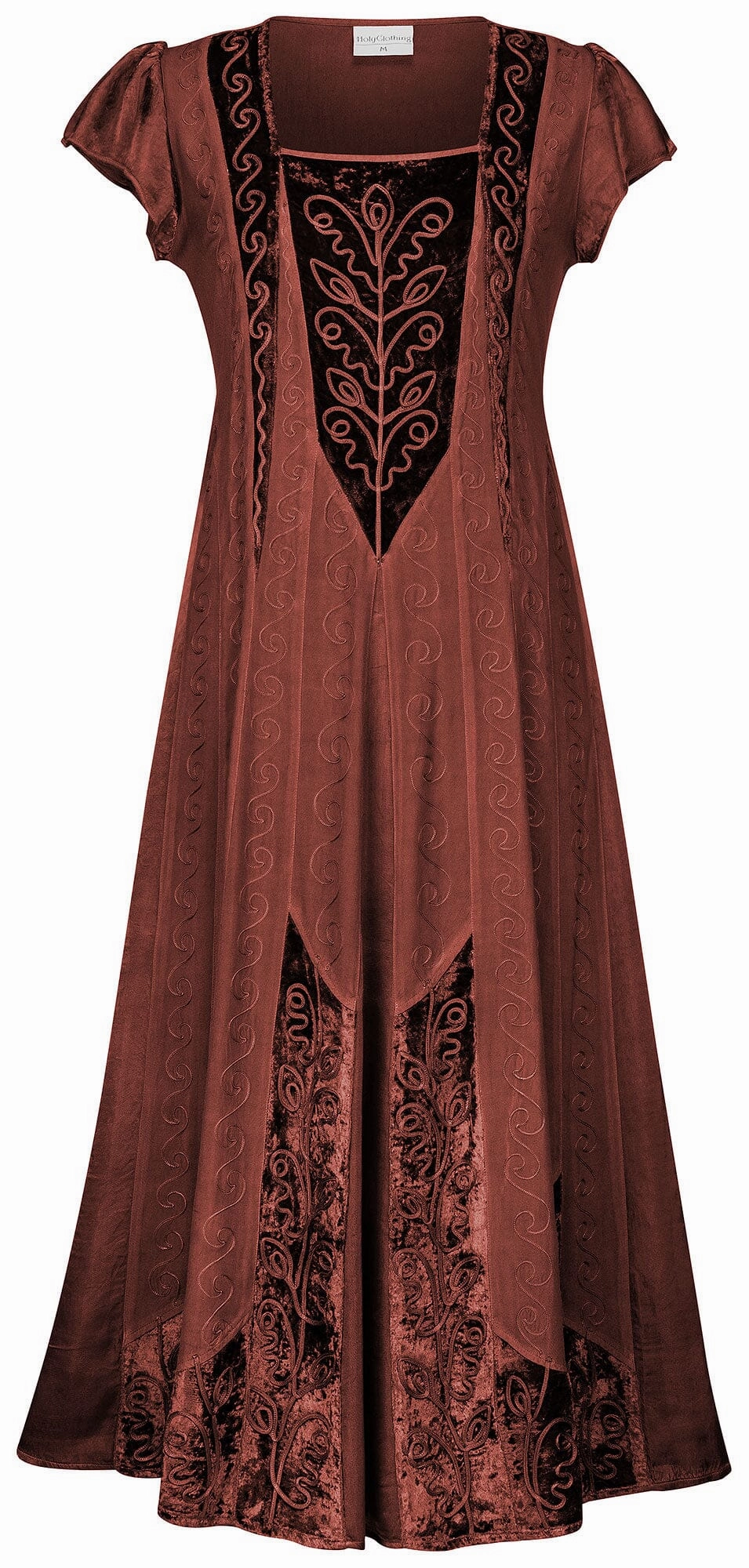 Subtle-Print Isolde Maxi Limited Edition Harvest Auburn
