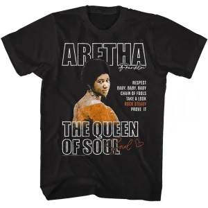 Aretha Franklin - Queen Of Soul Boyfriend Tee