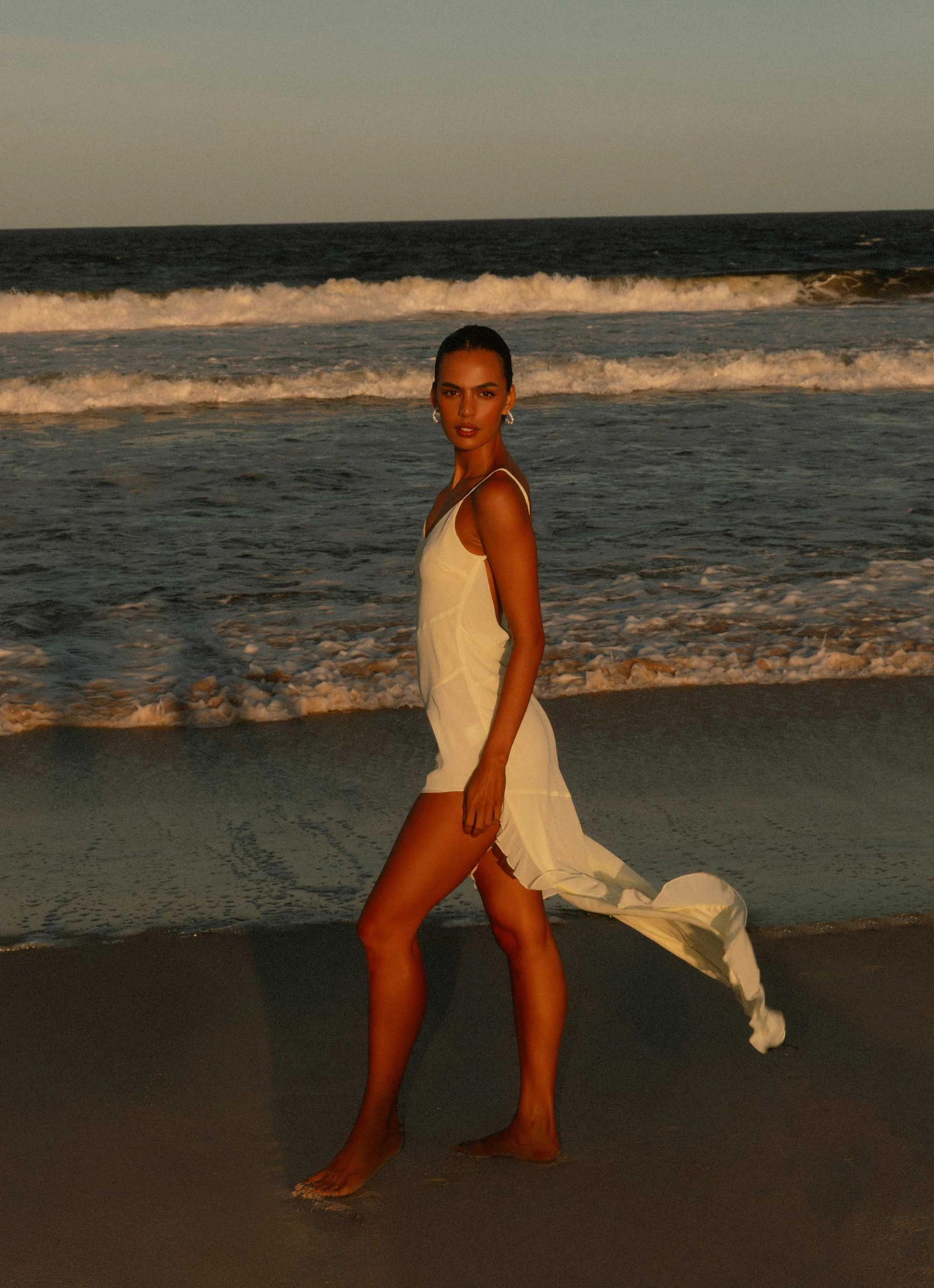 Natural Tones Structured Fit Ariel Maxi Dress - Baby Yellow