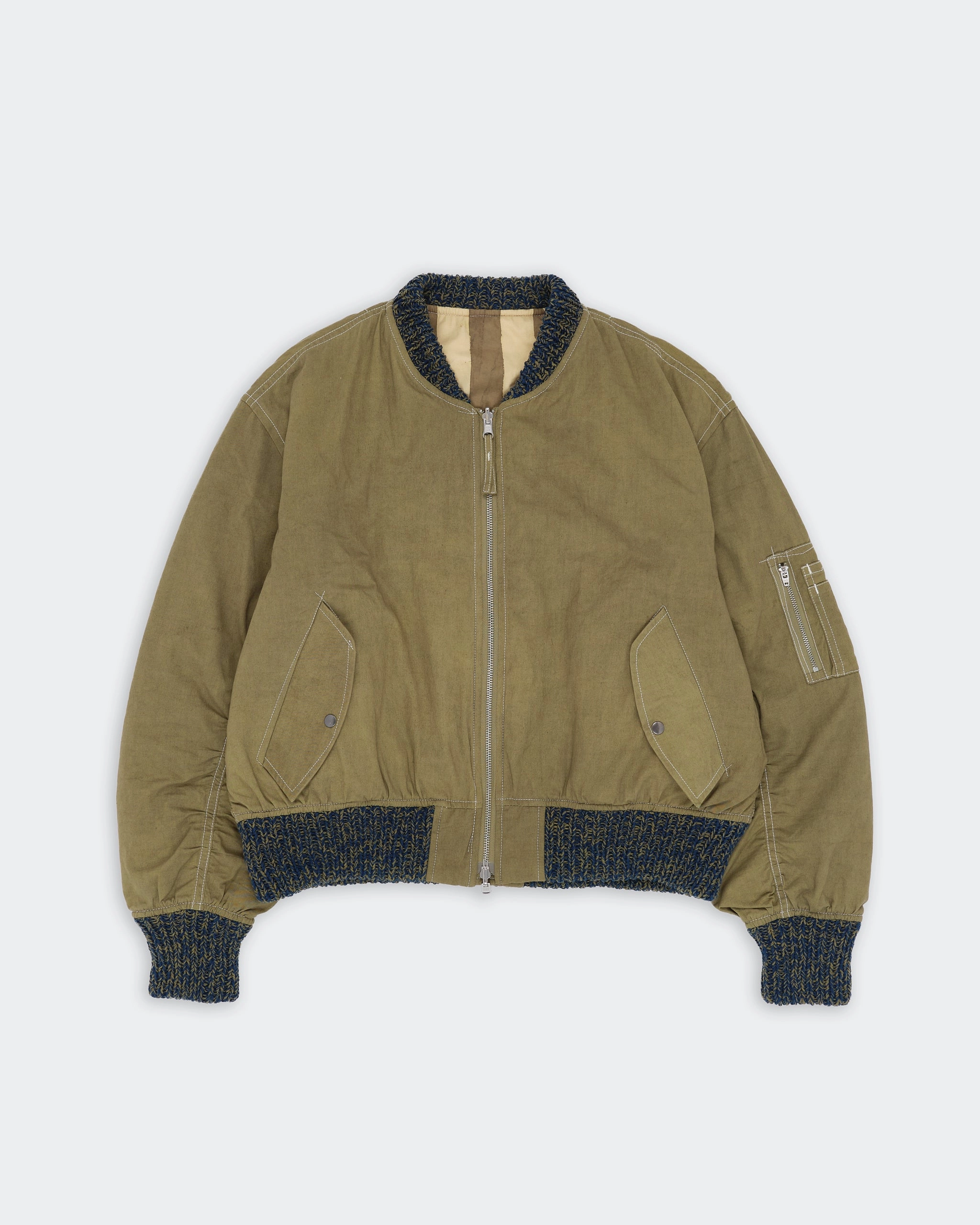 Seed Bomber - Olive Wonky-Wear Effortless Touch Contemporary Wear