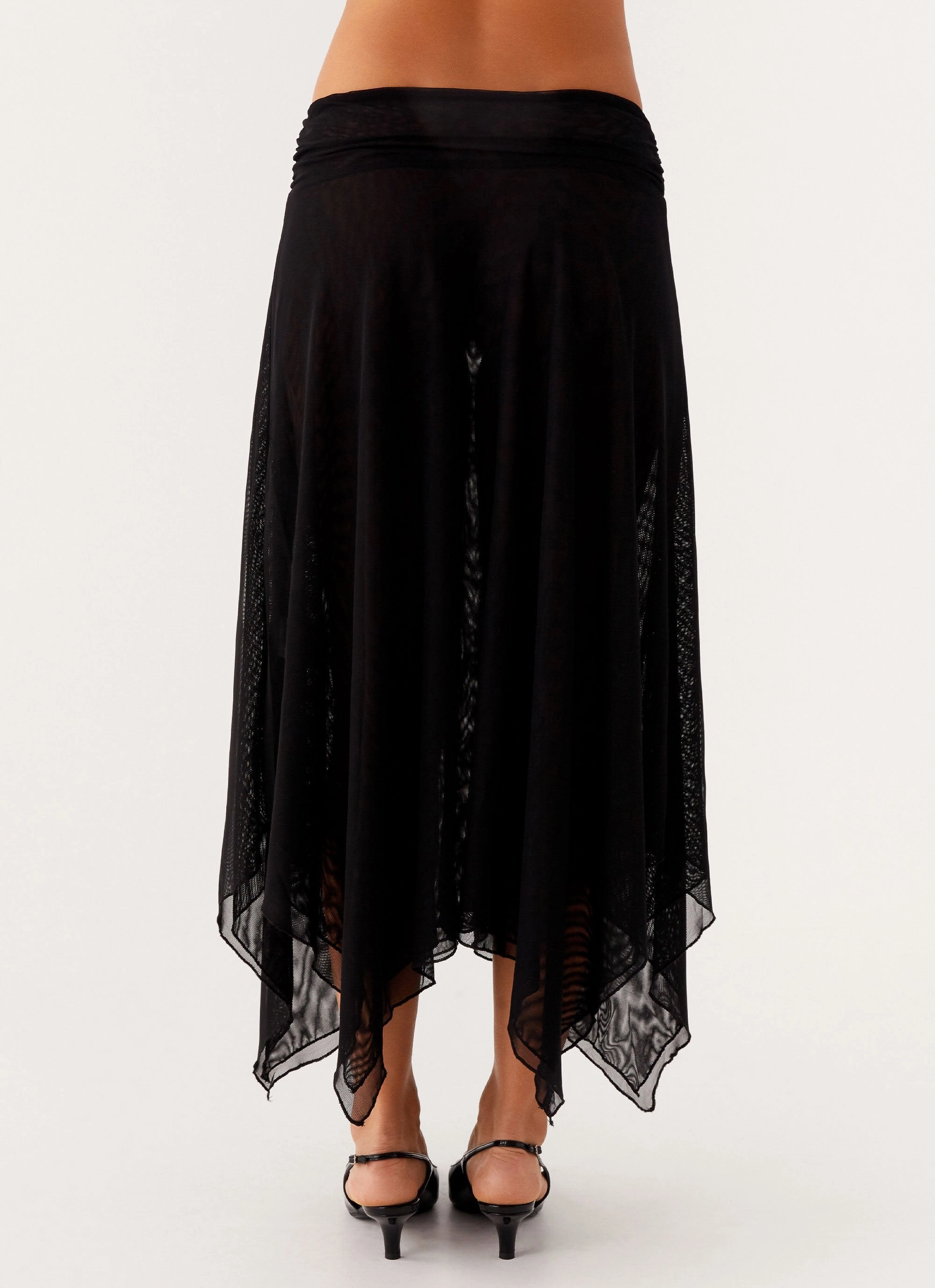 Gentle Vibe Arwen Midi Skirt - Black