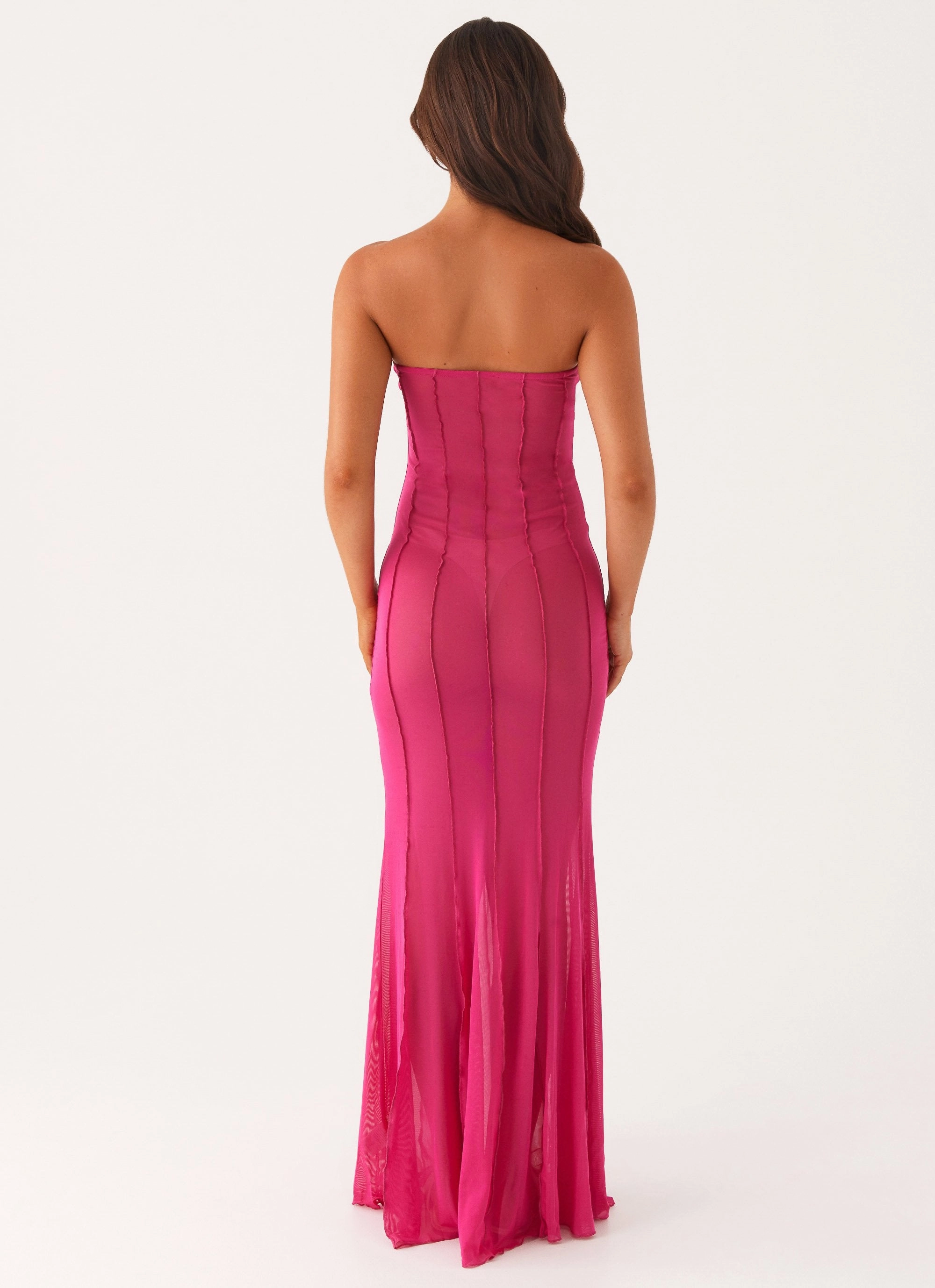 Travel piece Kennedy Maxi Dress - Fuchsia