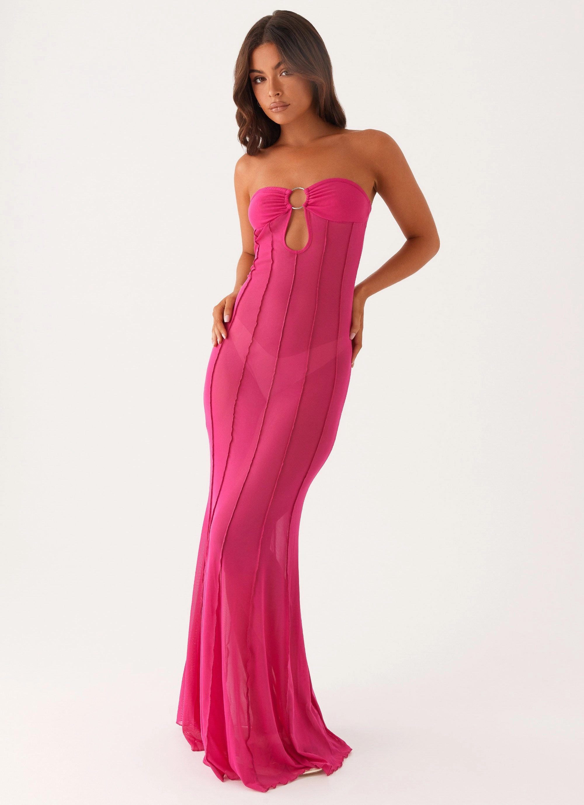 Kennedy Maxi Dress - Fuchsia Casual Comfort Wear