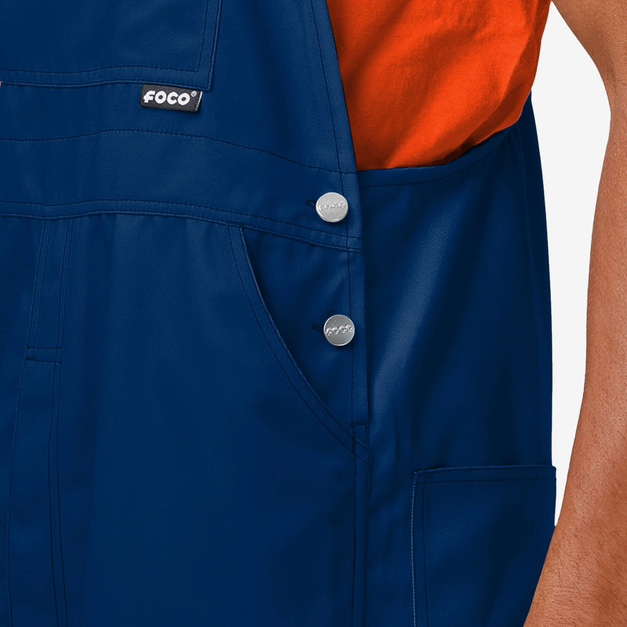 Auburn Tigers Mens Big Logo Bib Overalls