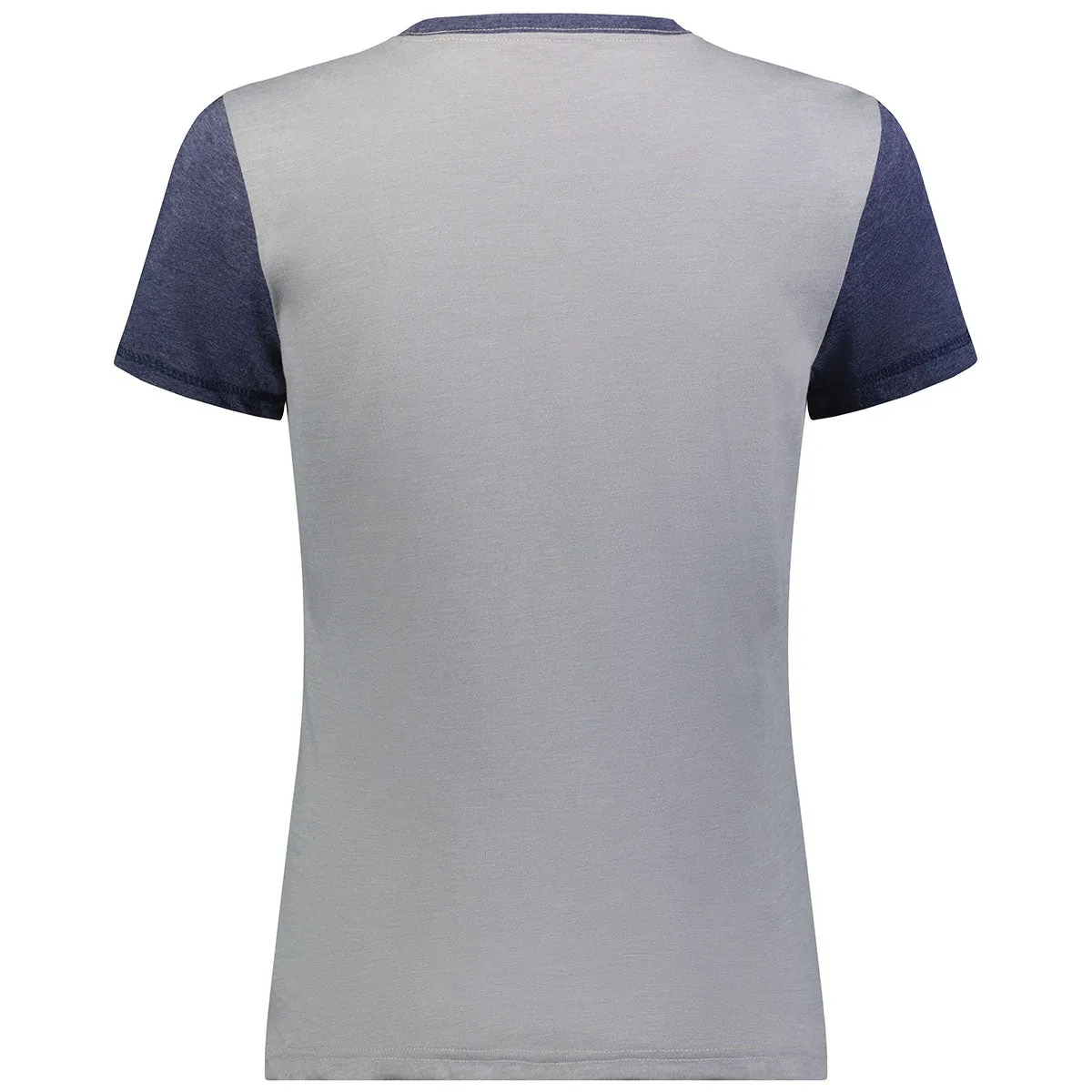 Augusta Sportswear Women's Grey Heather/Navy Heather Gameday Vintage Ringer Tee