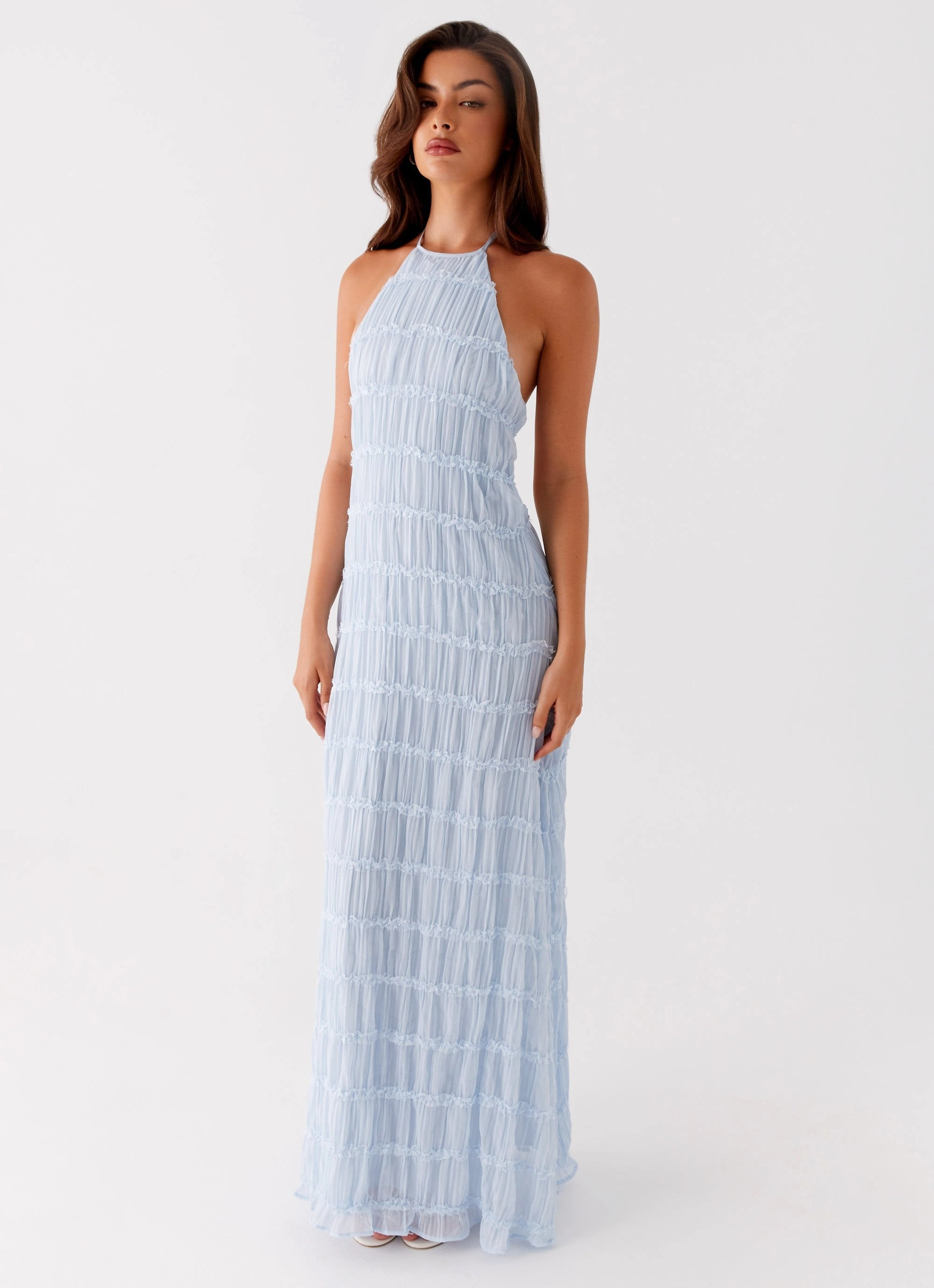 Cool Shape Essential Style Aullie Maxi Dress - Blue