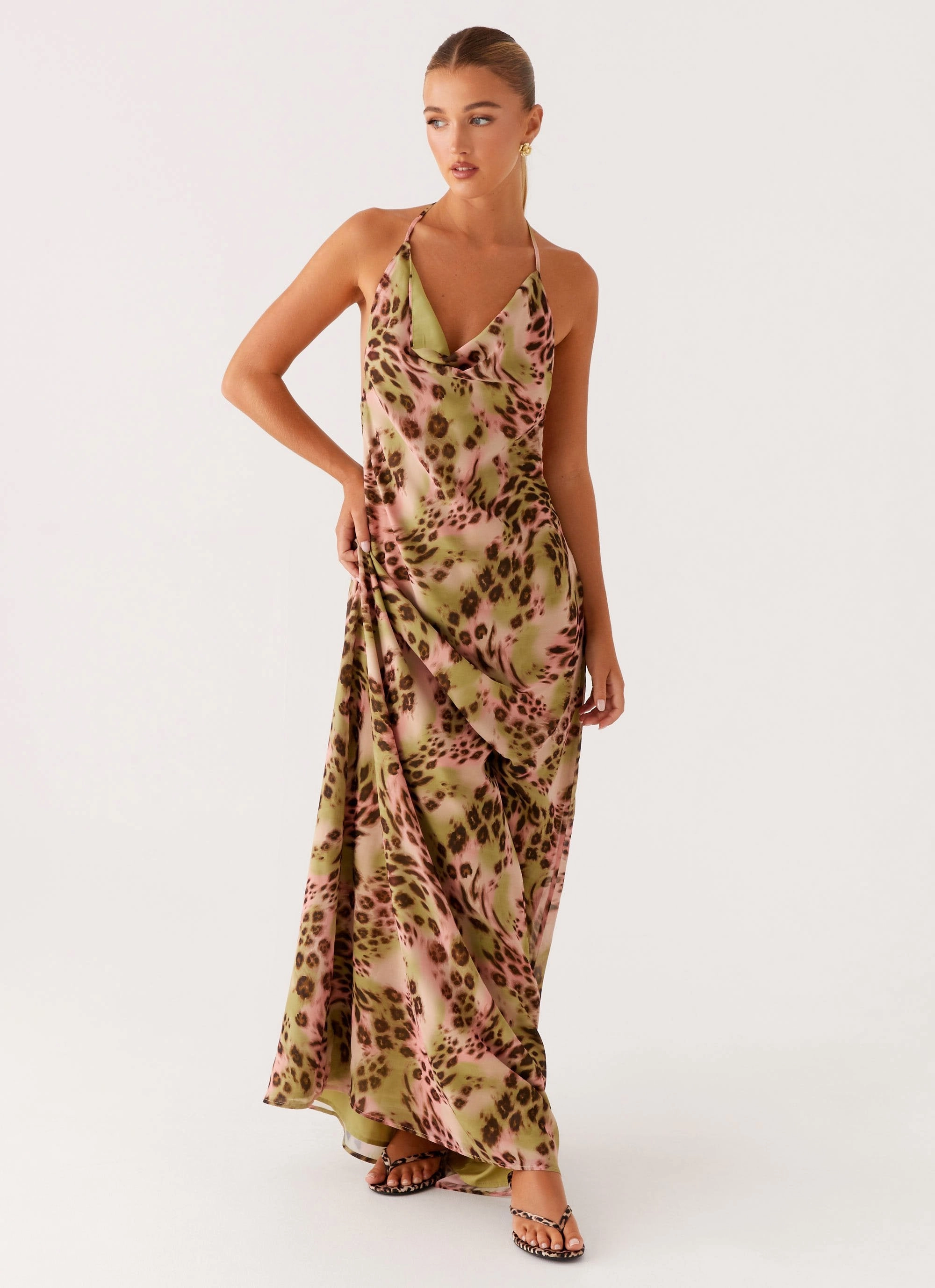 All Day Look Outfit Boost Austeja Maxi Dress - Swirl Leo
