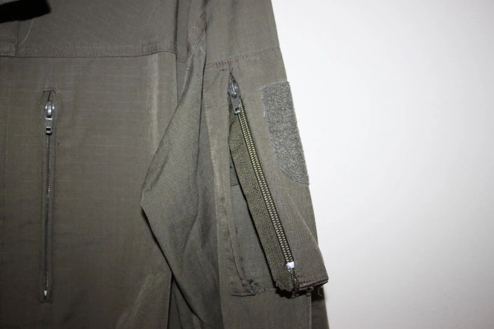 Austrian Military Army Combat Field Mountain Jacket Shirt BDU Cargo Rip-Stop OD