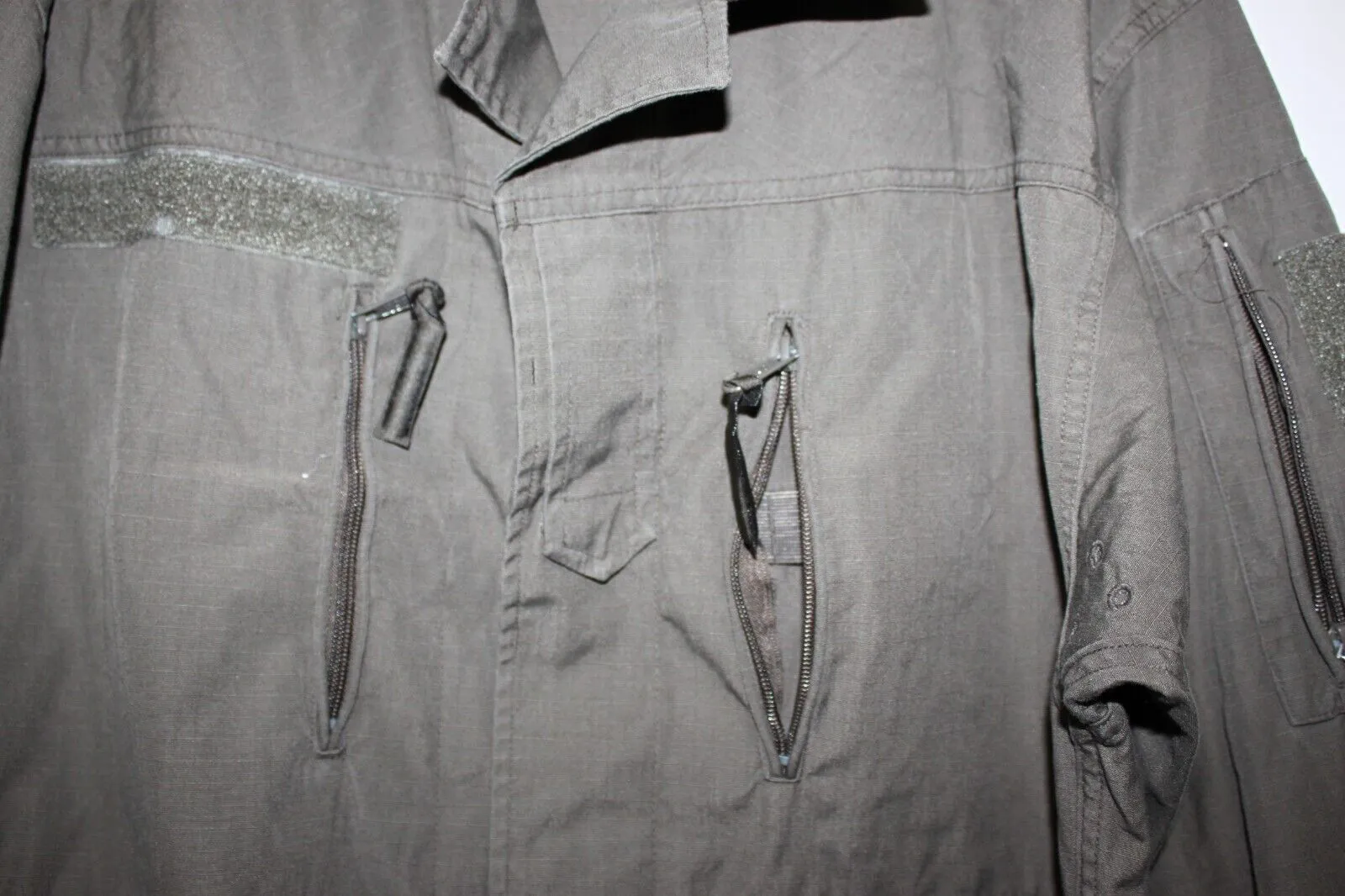 Austrian Military Army Combat Field Mountain Jacket Shirt BDU Cargo Rip-Stop OD