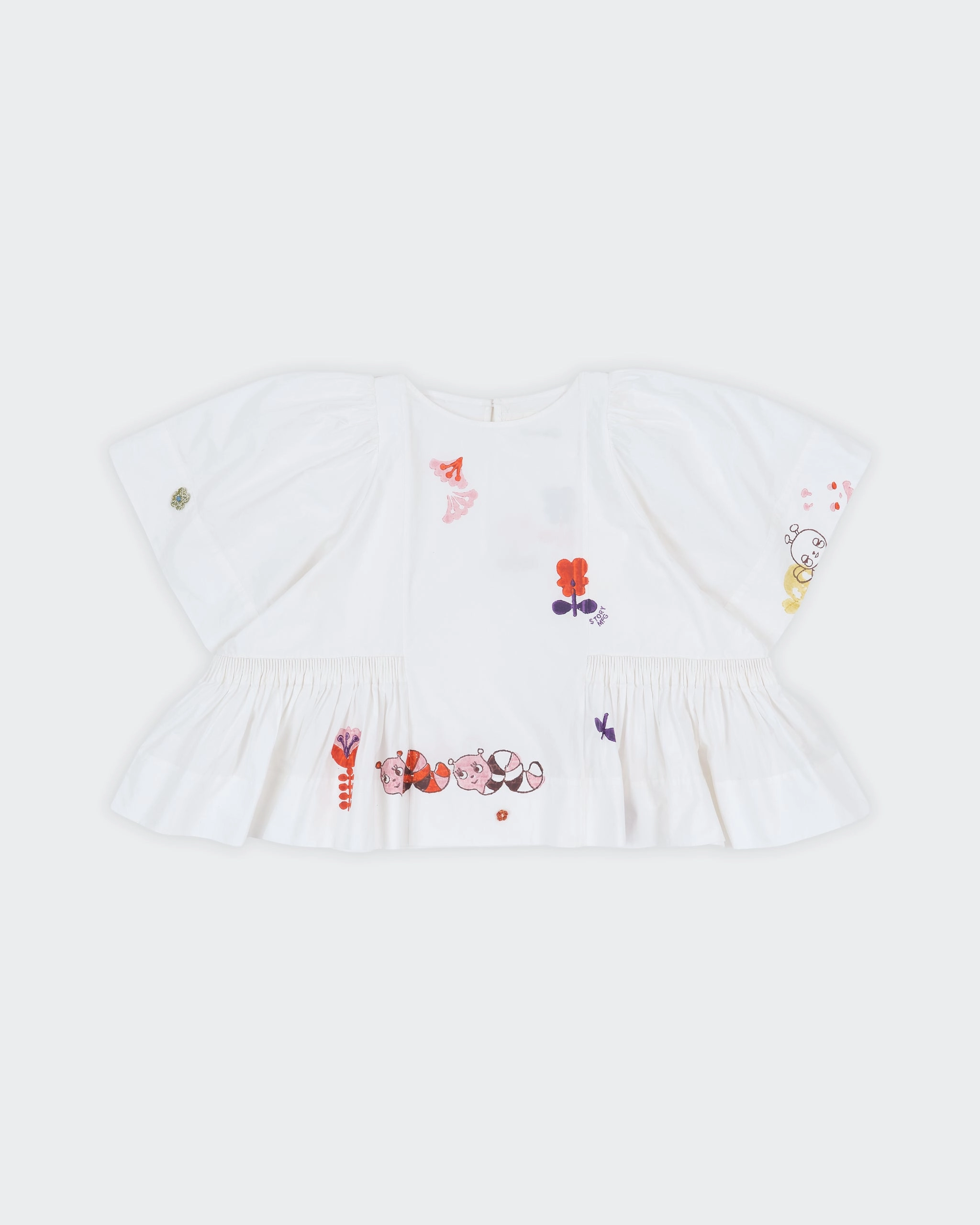 Ramson Top - Ecru Earth Trip Decorative-Design