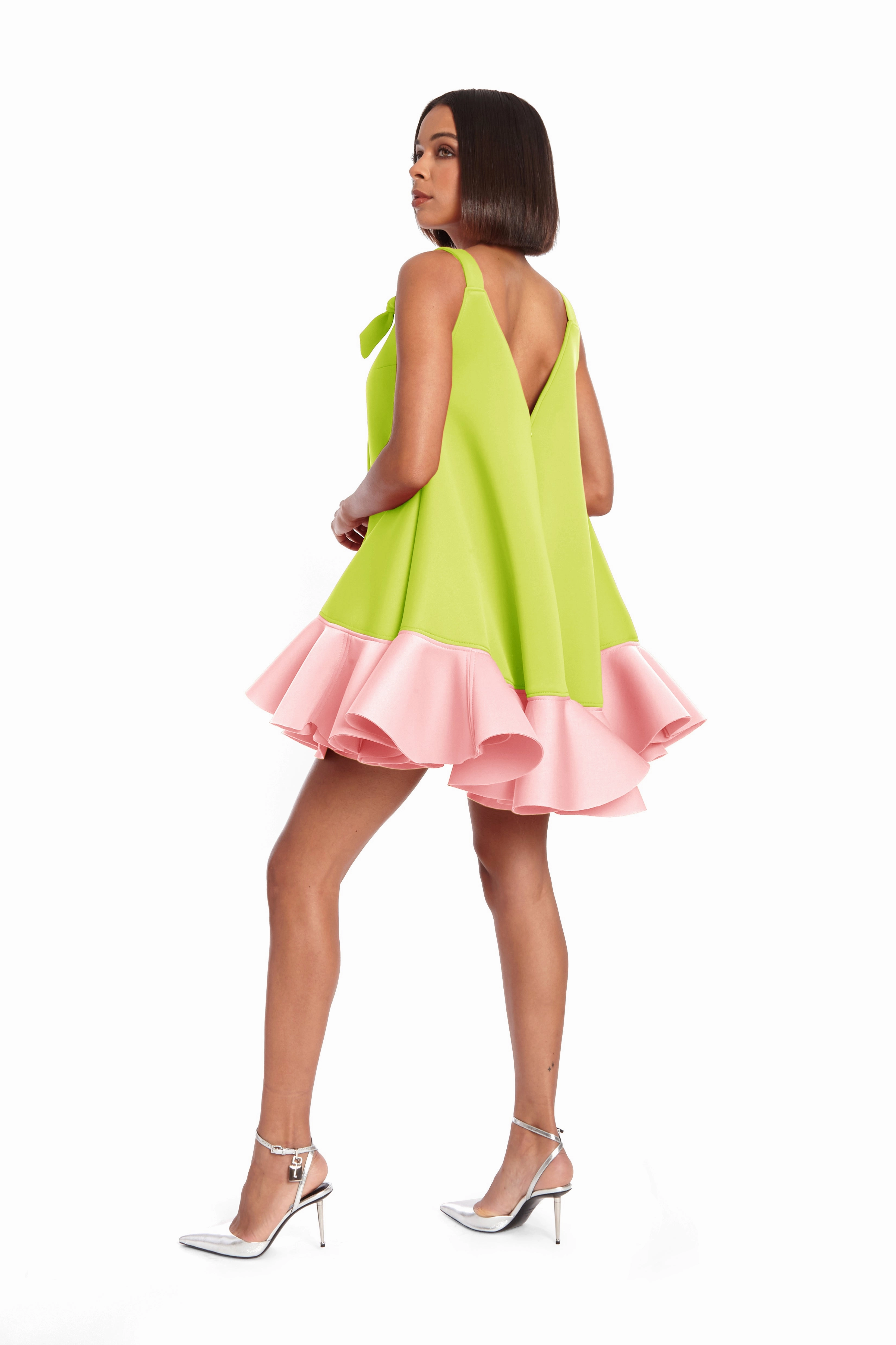 Ava Dress Crystal Rose Pleat Breeze