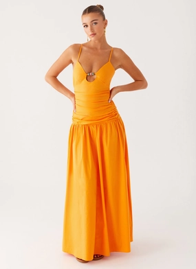Avani Maxi Dress - Orange Confident Mood