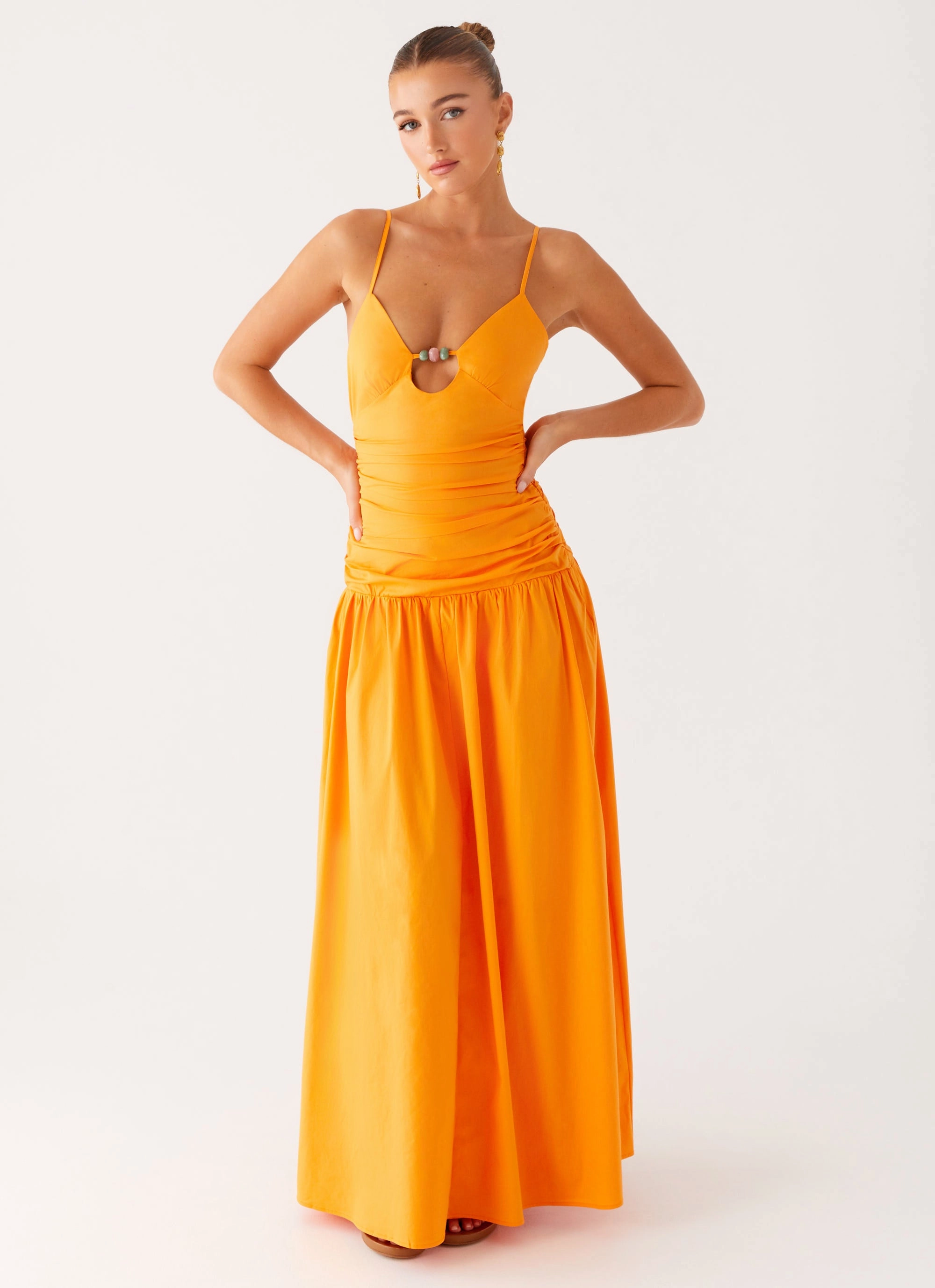 Avani Maxi Dress - Orange Confident Mood