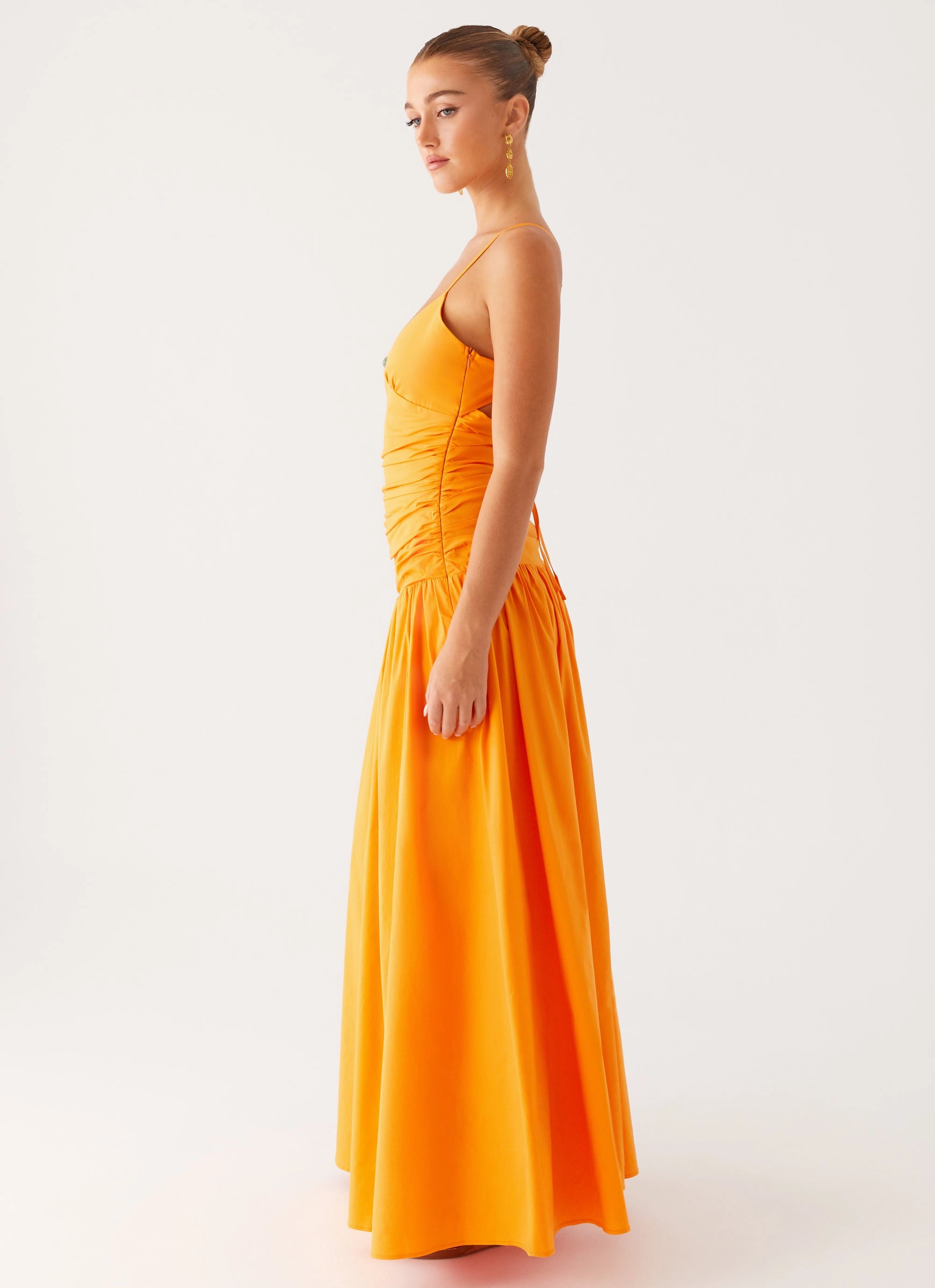 MultiPurposePockets Avani Maxi Dress - Orange