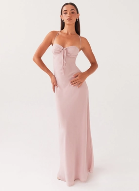 Subtle Glow Aveline Maxi Dress - Mauve