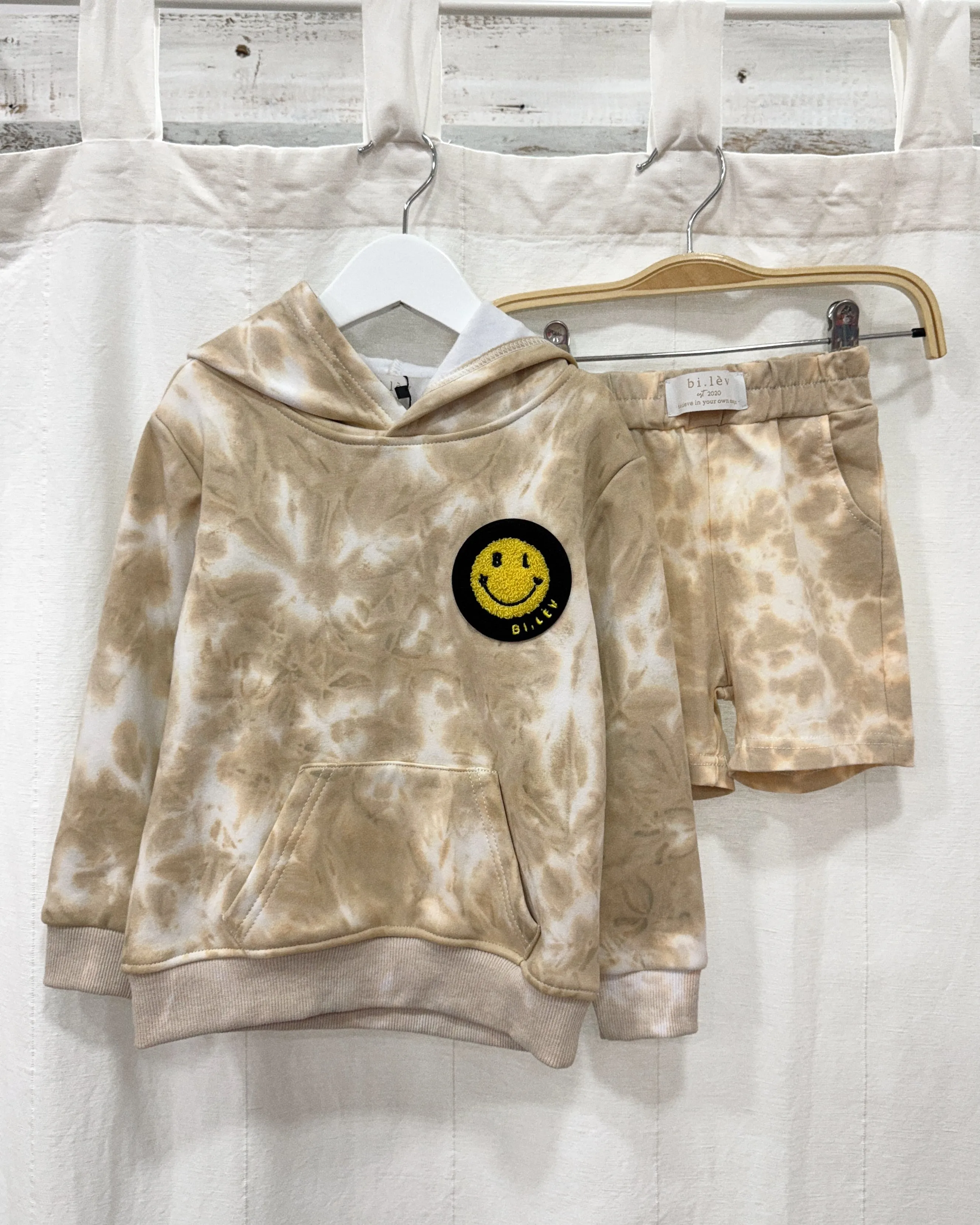 BABY & KIDS LATTE MACHIATO tie-dye jogger shorts