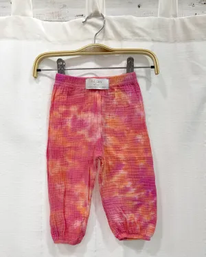 BABY & KIDS STRAWBERRY CITRUS tie-dye pants