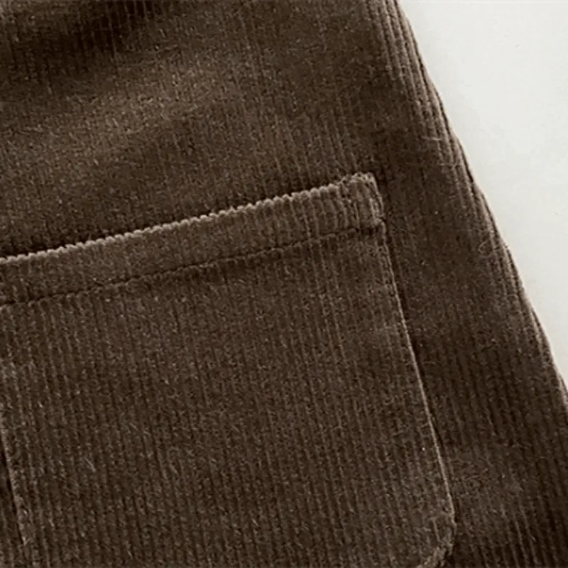 Baby Double Button Corduroy Overalls
