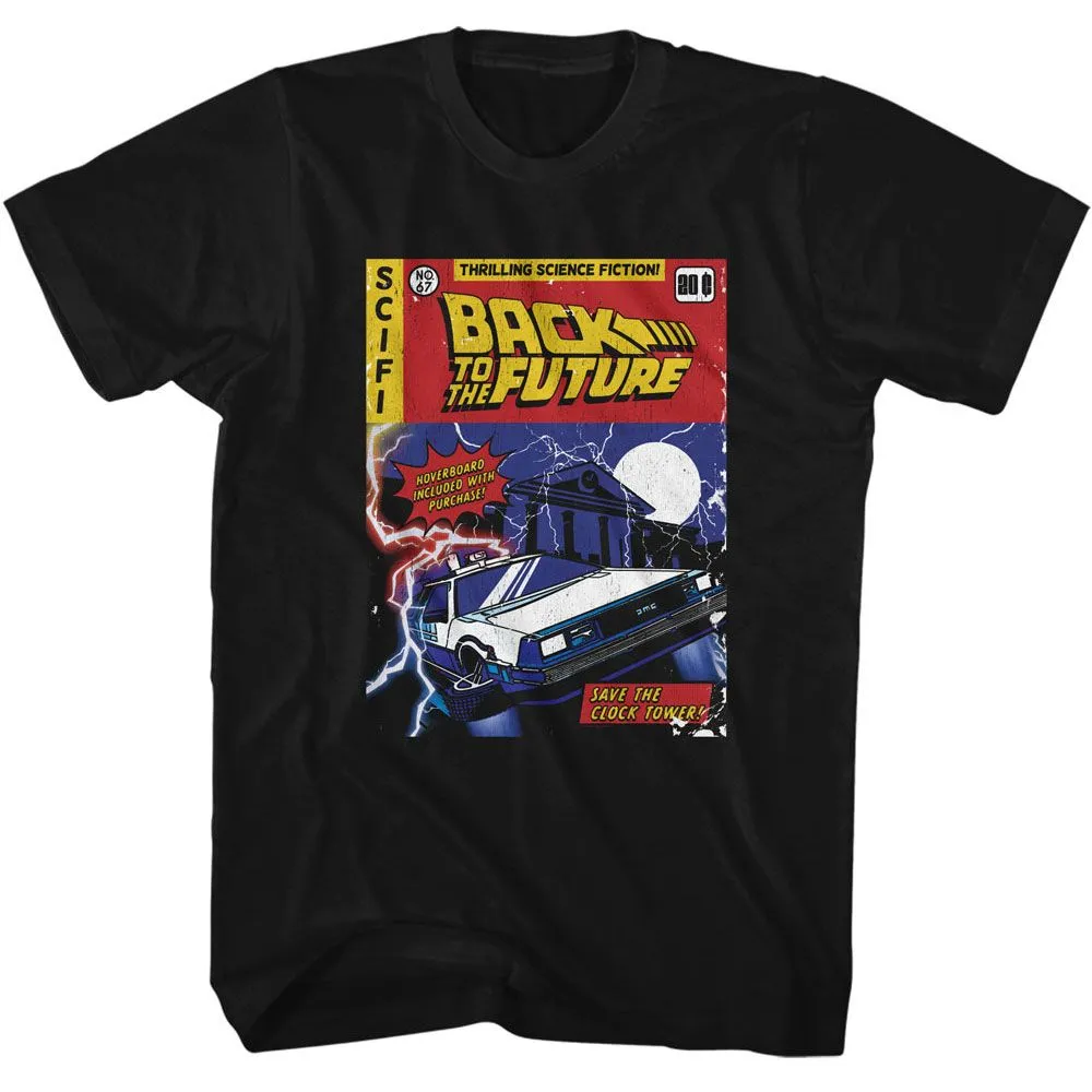 Back To The Future - BTTF Comic Cover Boyfriend Tee