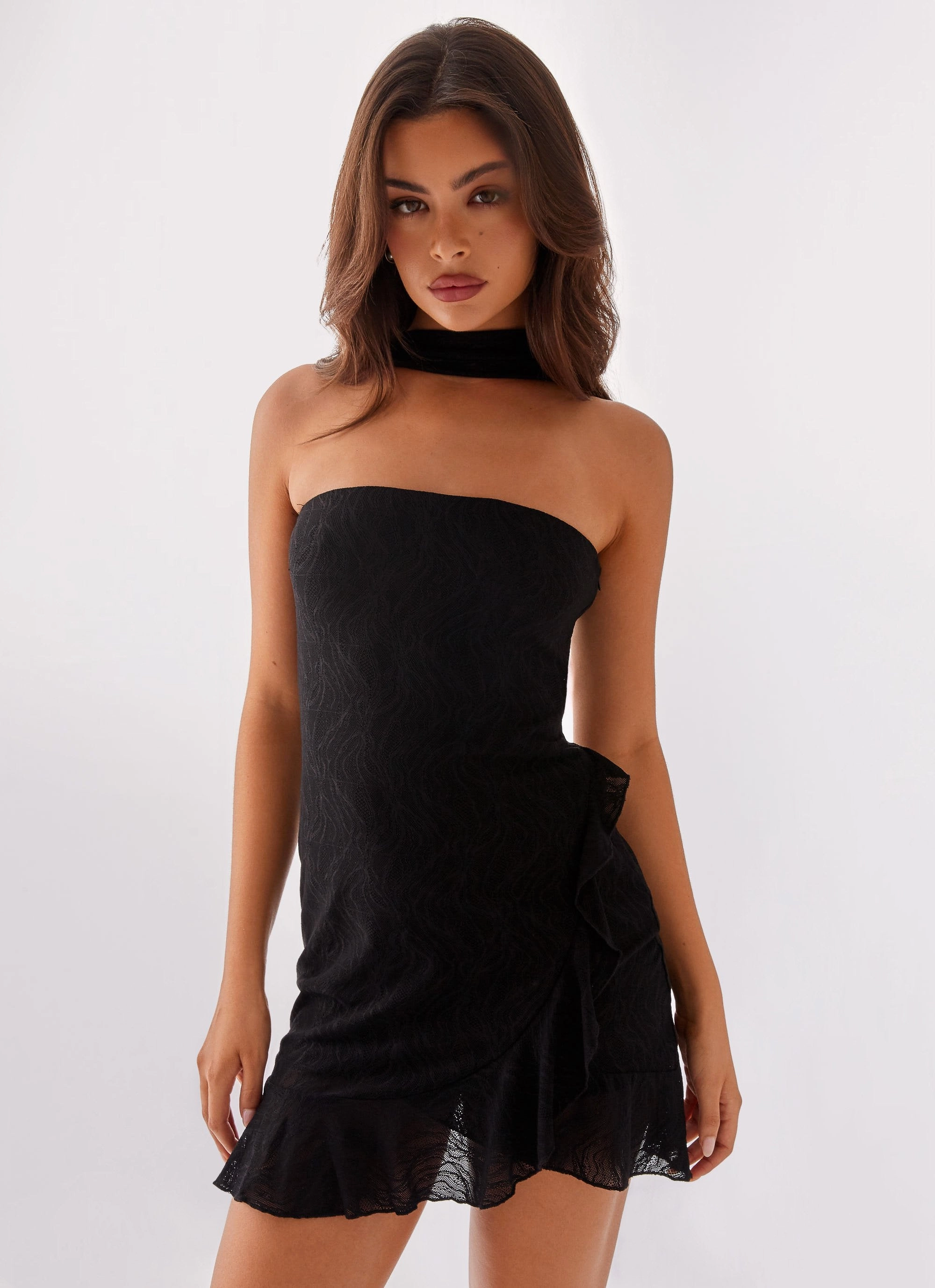 Bad Habits Mini Dress - Black vacation look