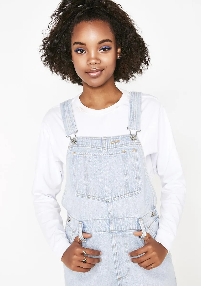 Baggy Denim Overalls
