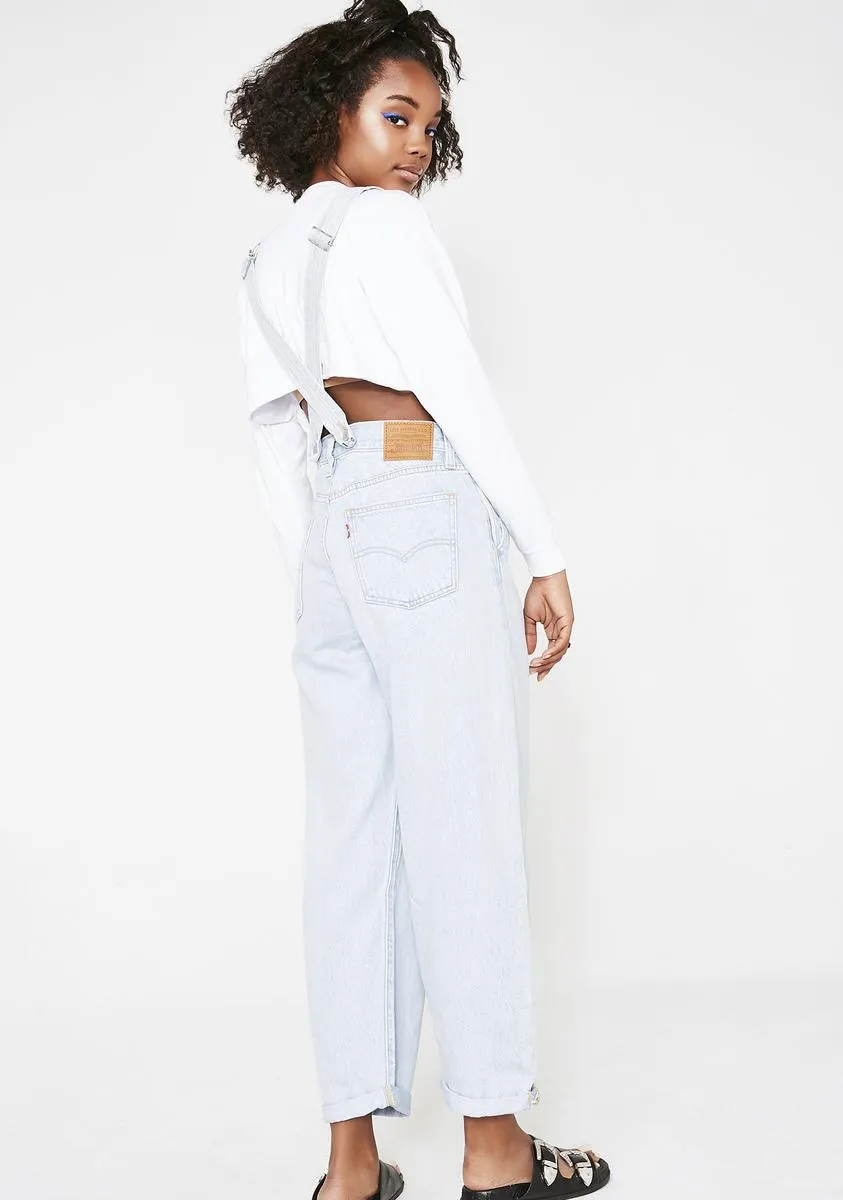 Baggy Denim Overalls