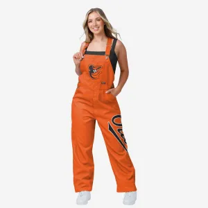Baltimore Orioles Womens Big Logo Bib Overalls