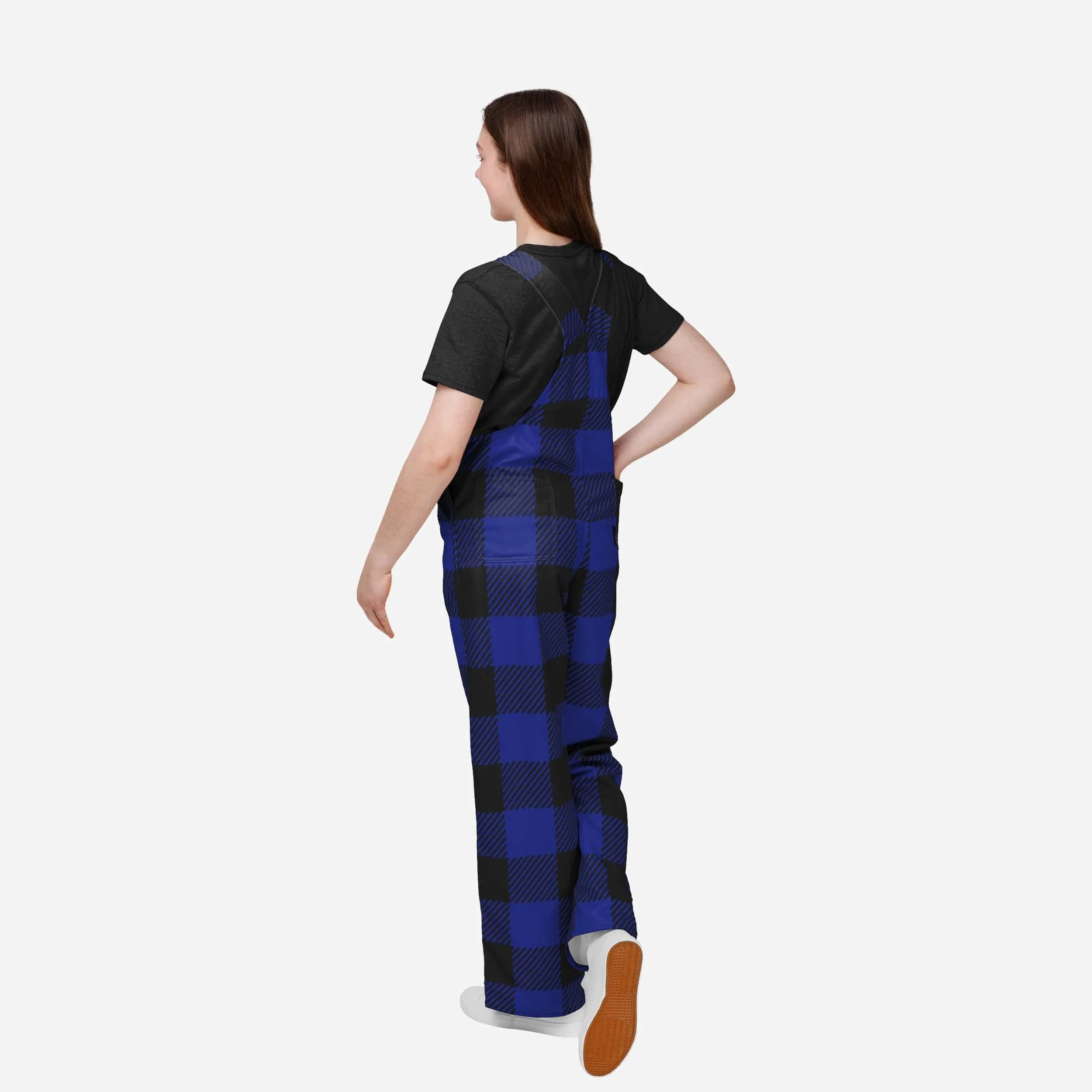 Baltimore Ravens Youth Plaid Bib Overalls