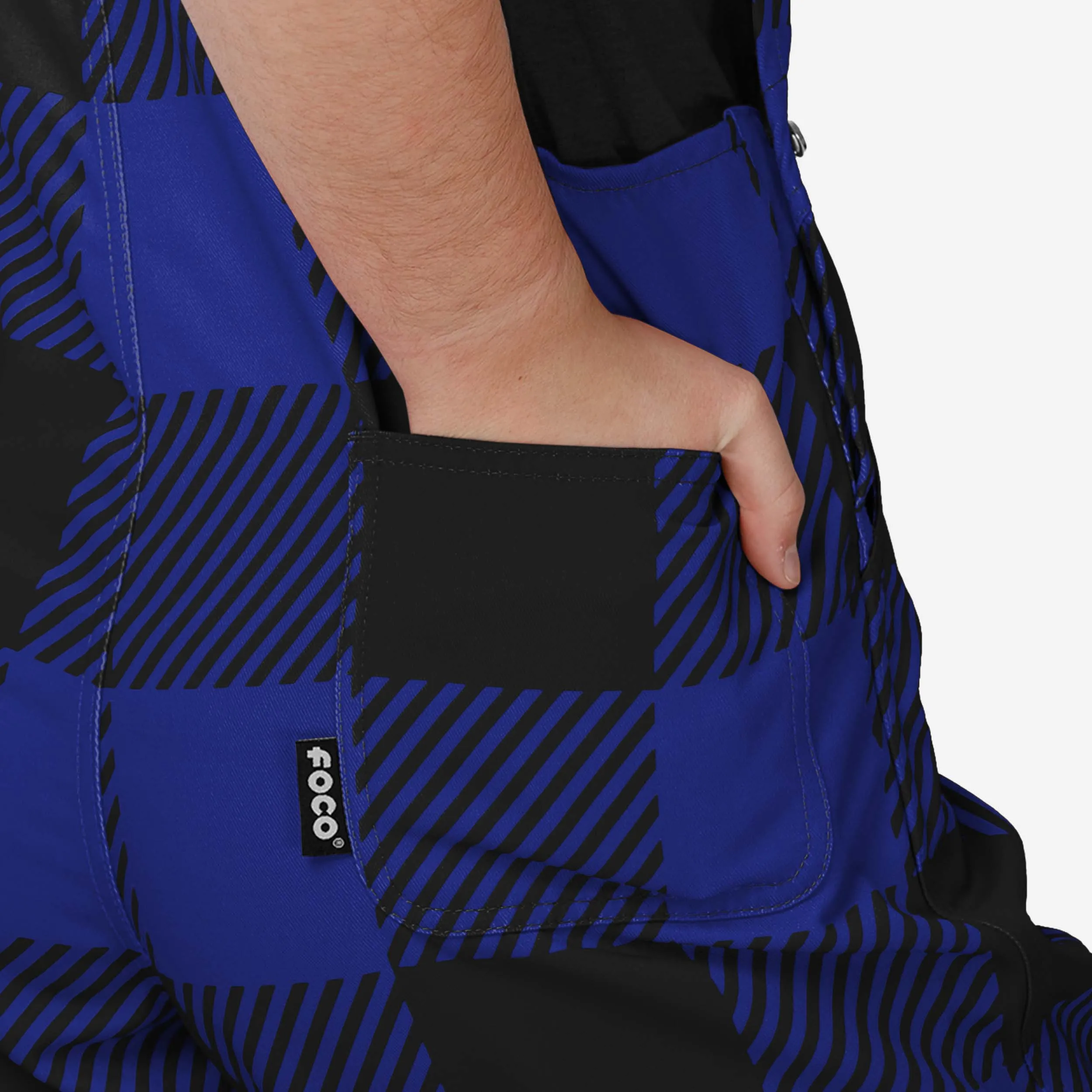 Baltimore Ravens Youth Plaid Bib Overalls
