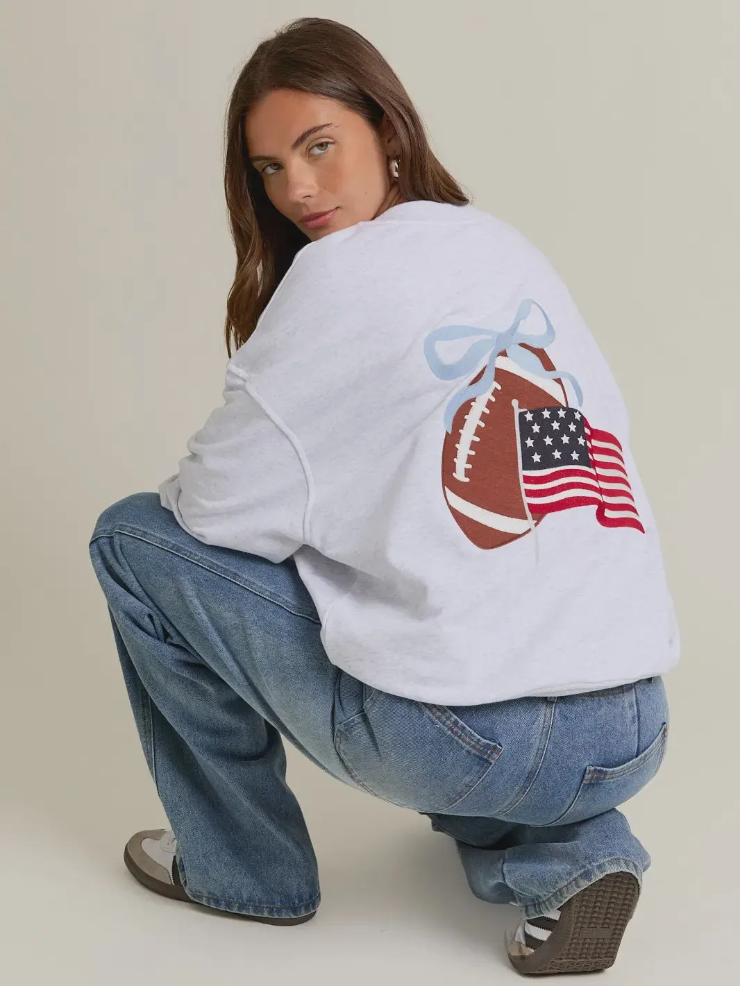 TwoToneEffect American Football Sweatshirt