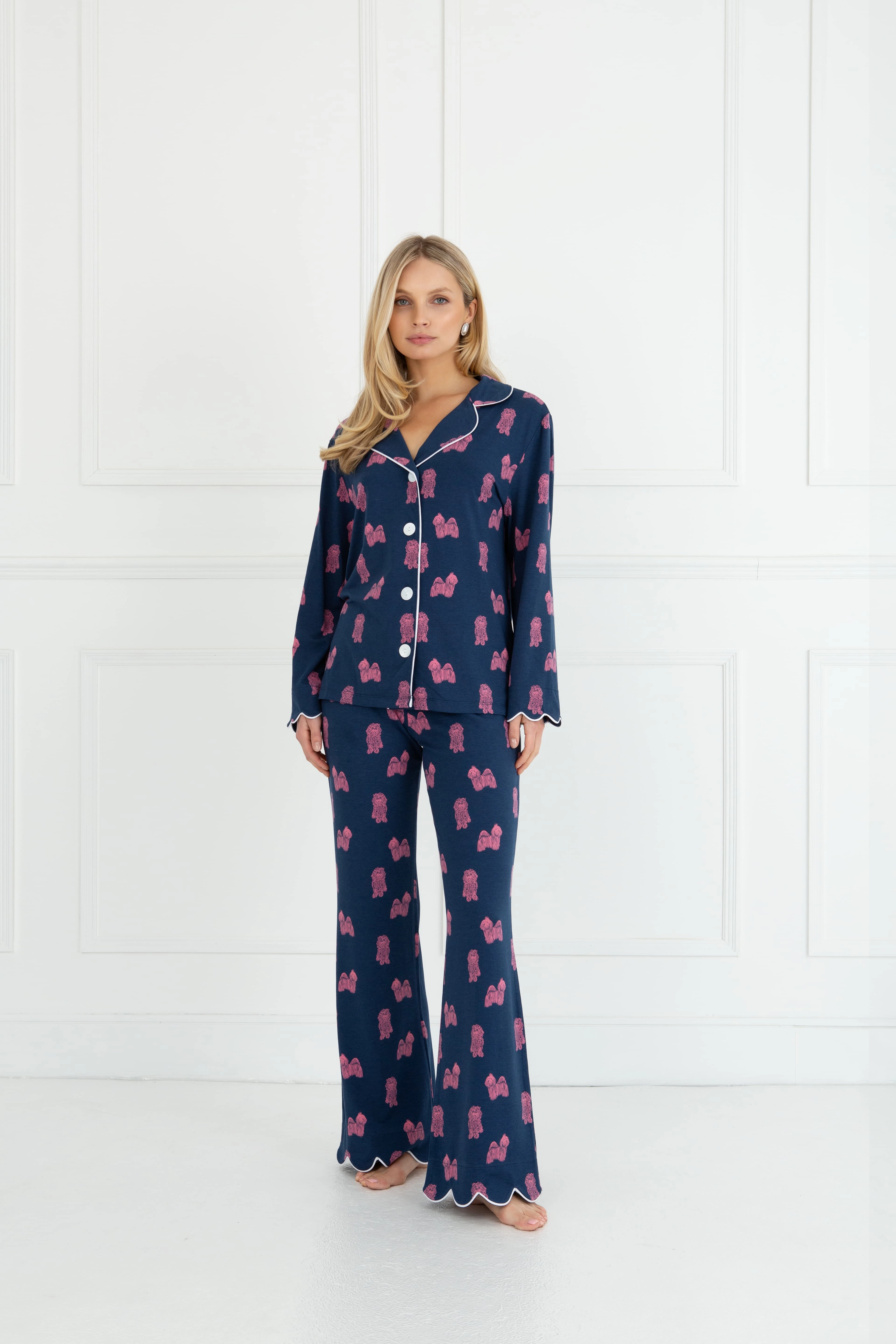 Bamboo Sleepwear (Puppy Love Print) Multi Panel Design