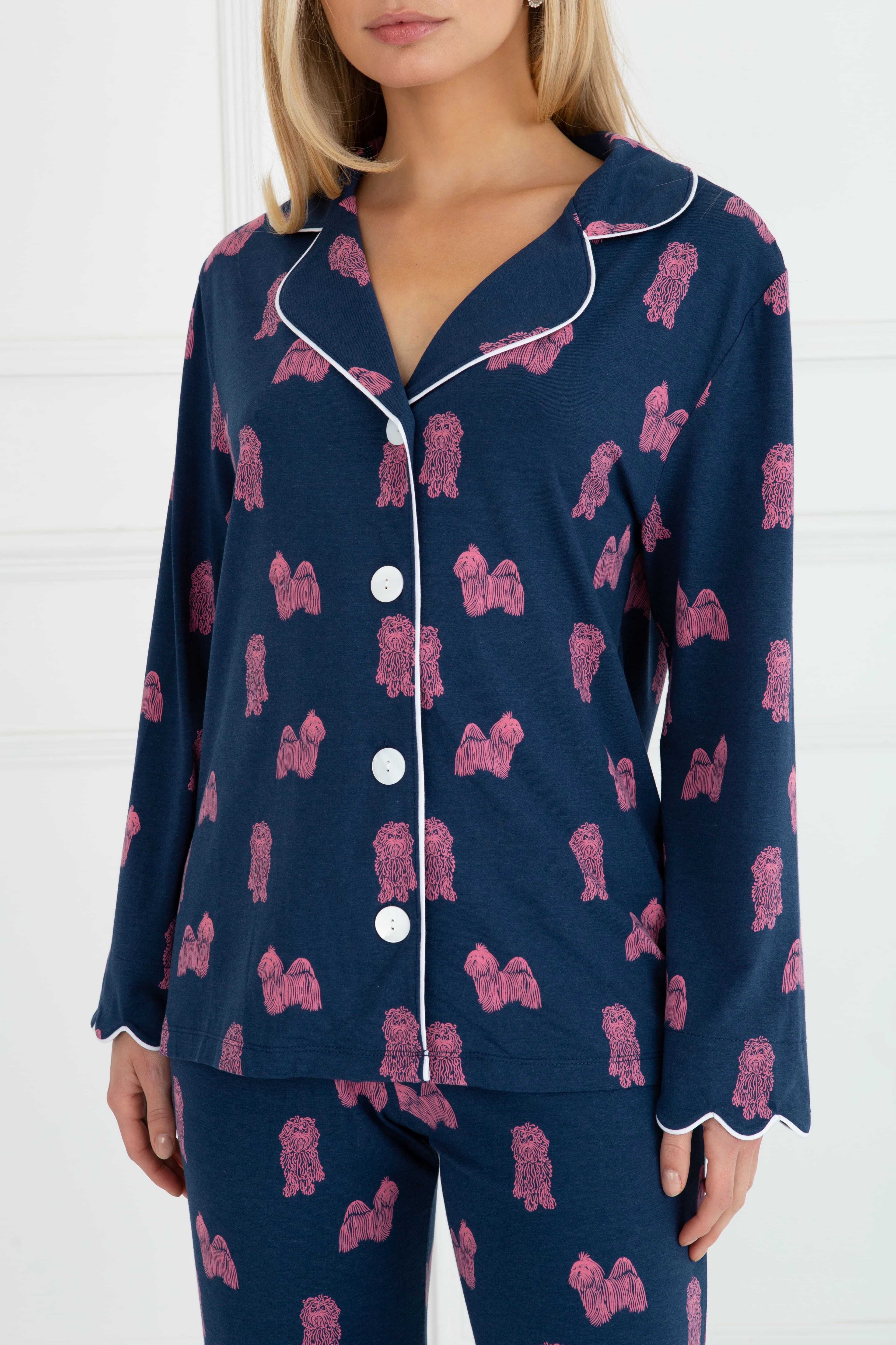 LowImpact Dye Process SweatAbsorbent Bamboo Sleepwear (Puppy Love Print)