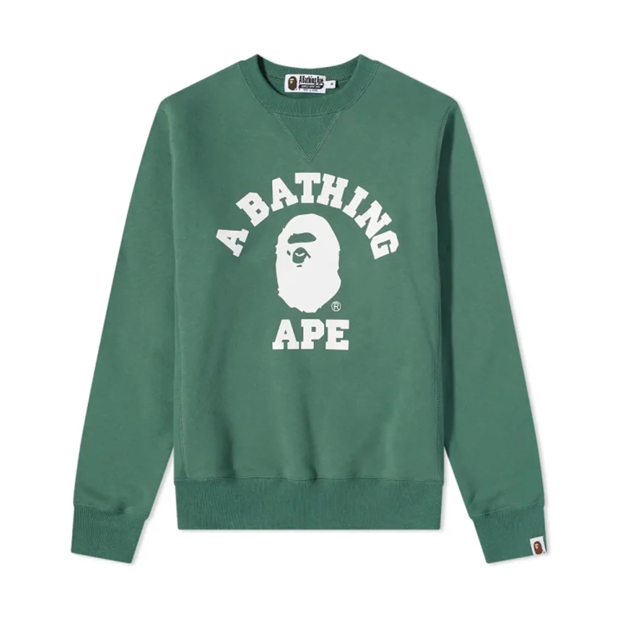 Bape College Crewneck Green