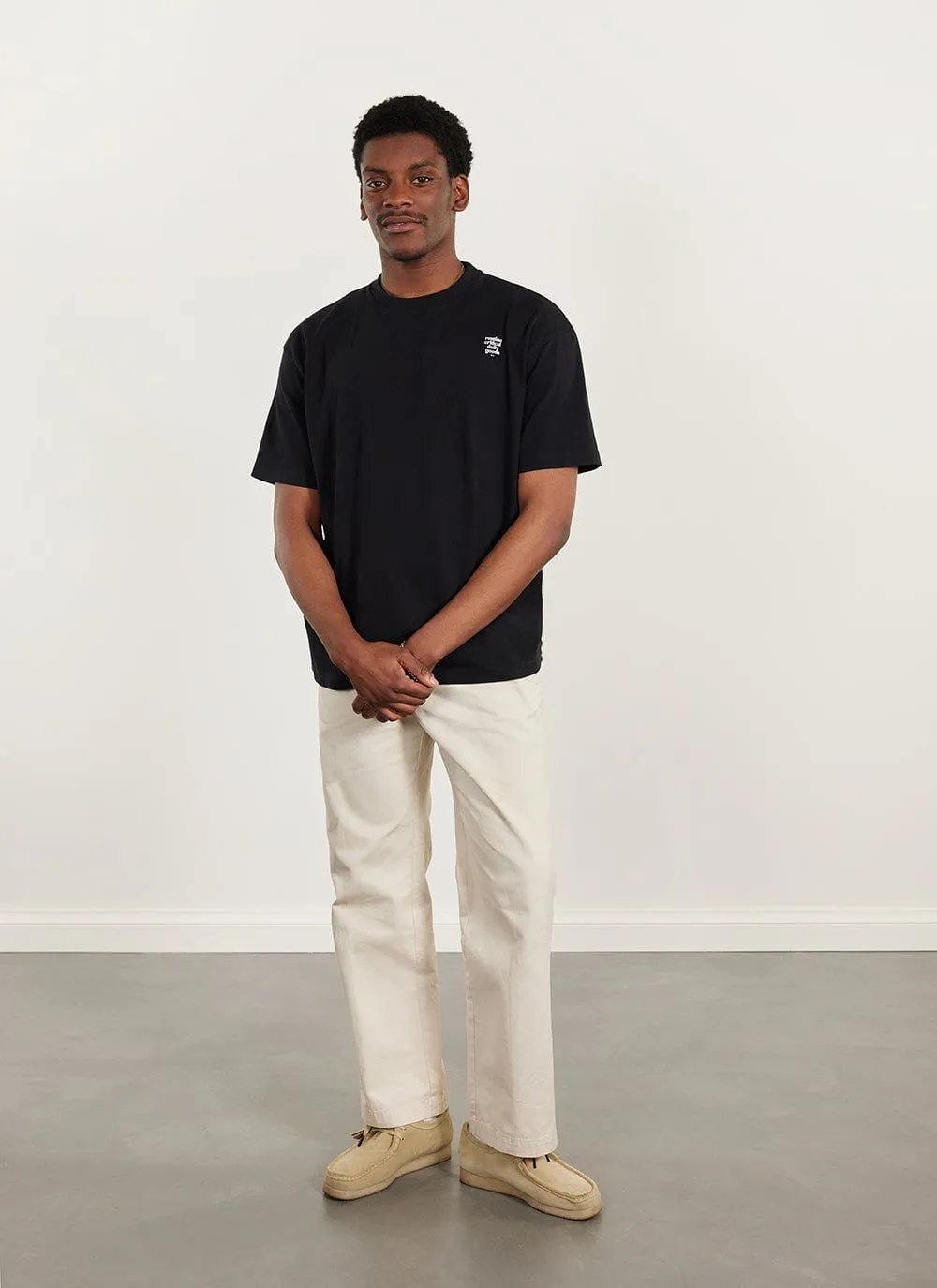 Bark and Stroll Oversized T Shirt | Organic Cotton | Black