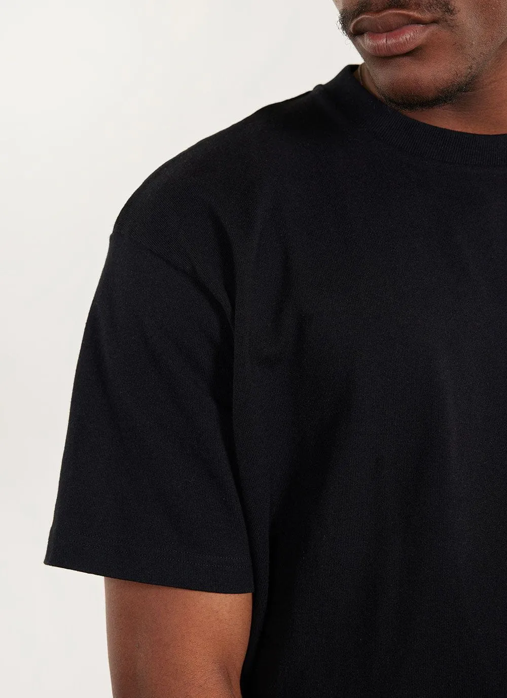 Bark and Stroll Oversized T Shirt | Organic Cotton | Black