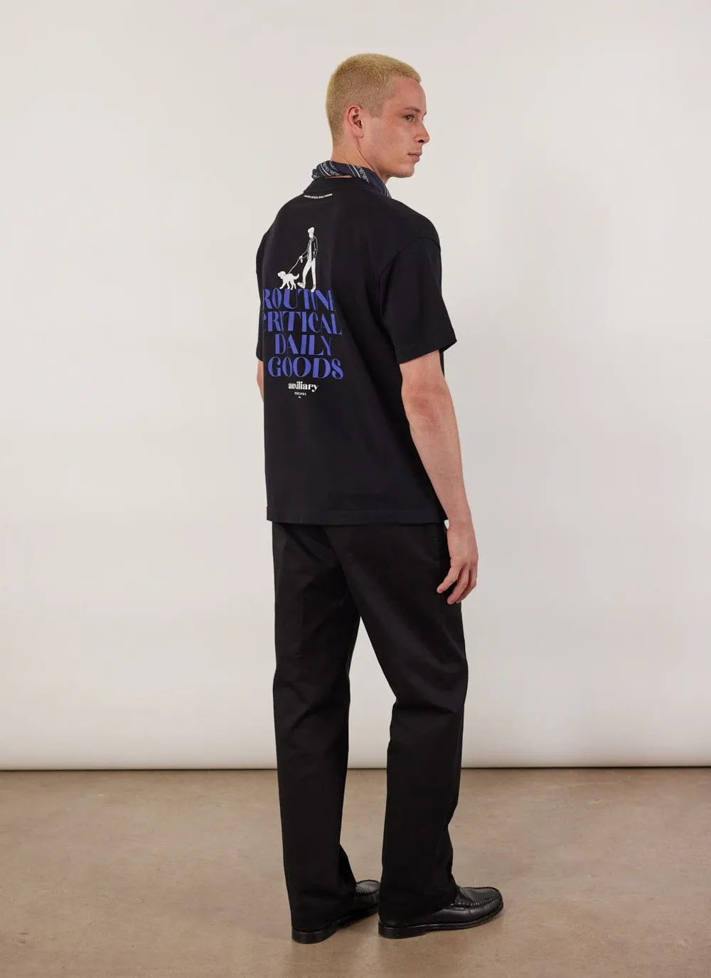 Bark and Stroll Oversized T Shirt | Organic Cotton | Black