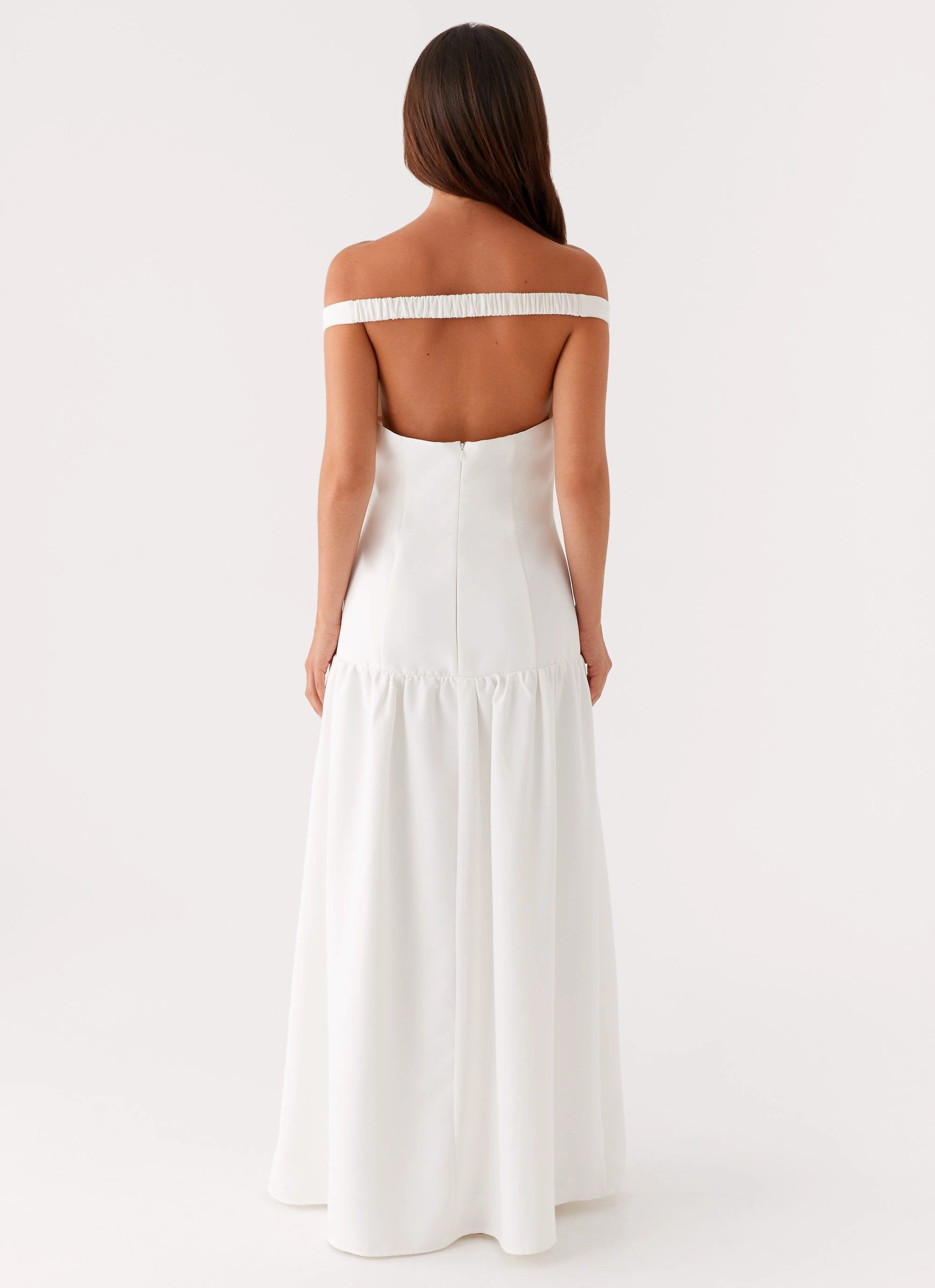 Basel Maxi Dress - White Work Friendly